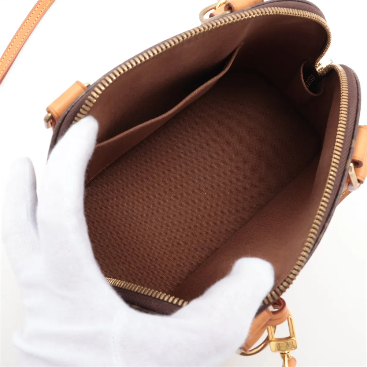 Monogram Alma BB M53152 Brown RFID reaction available — view 8