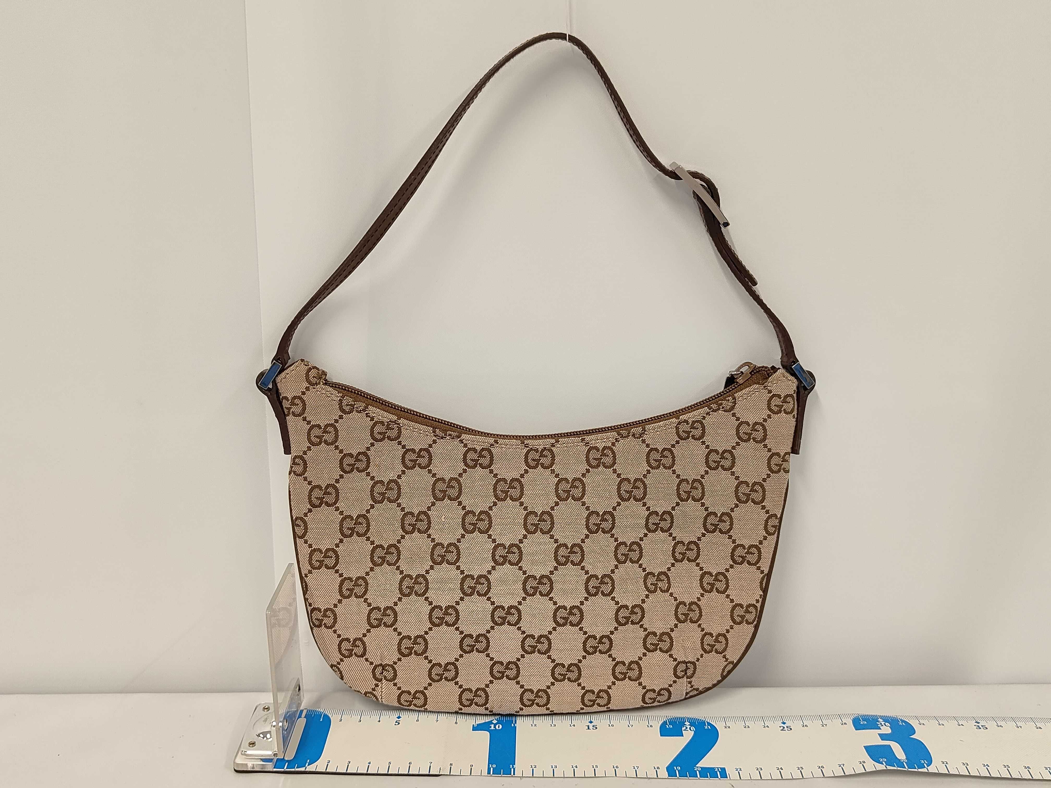 GG Canvas Half Moon Handbag — view 2