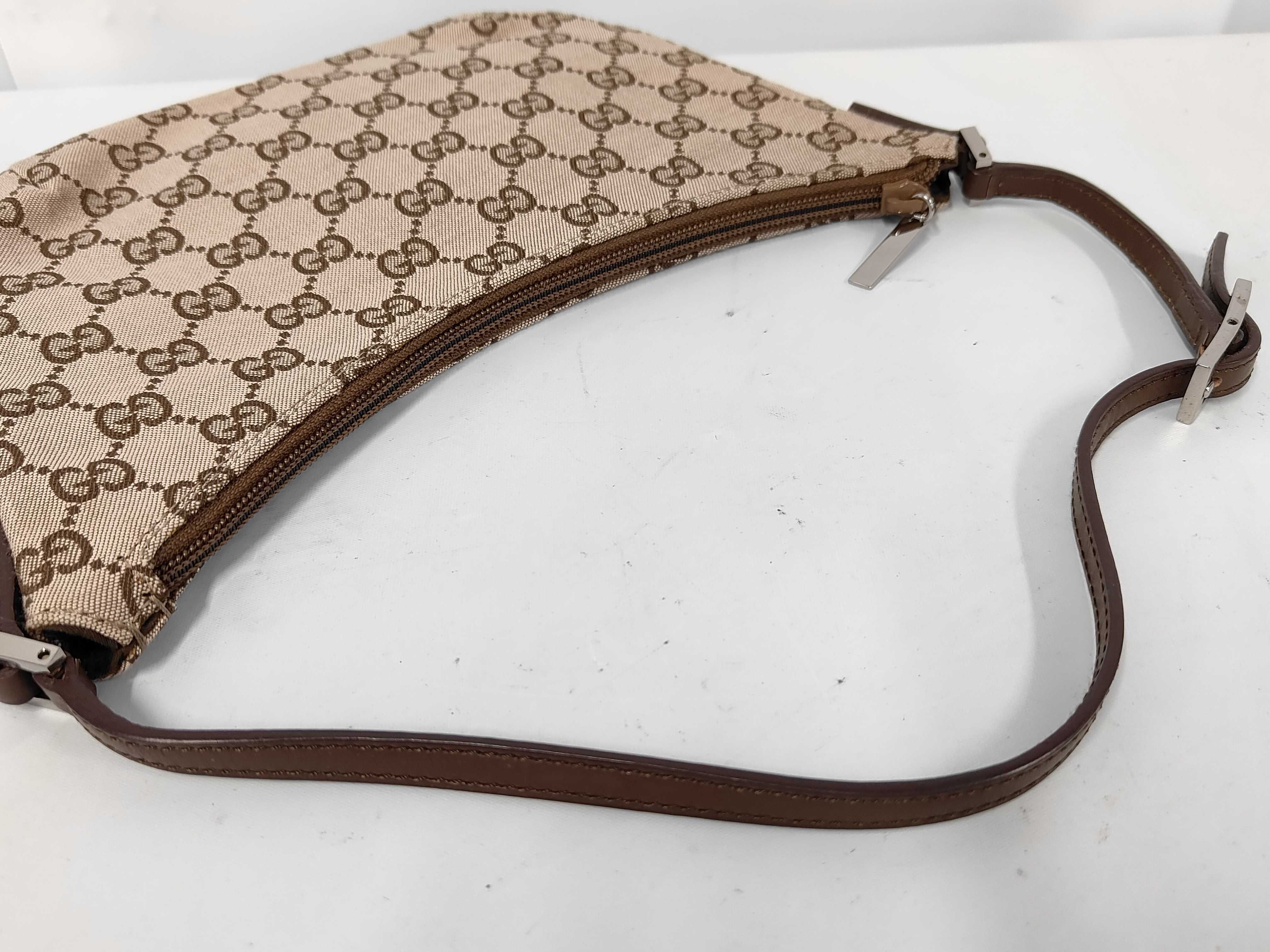 GG Canvas Half Moon Handbag — view 3