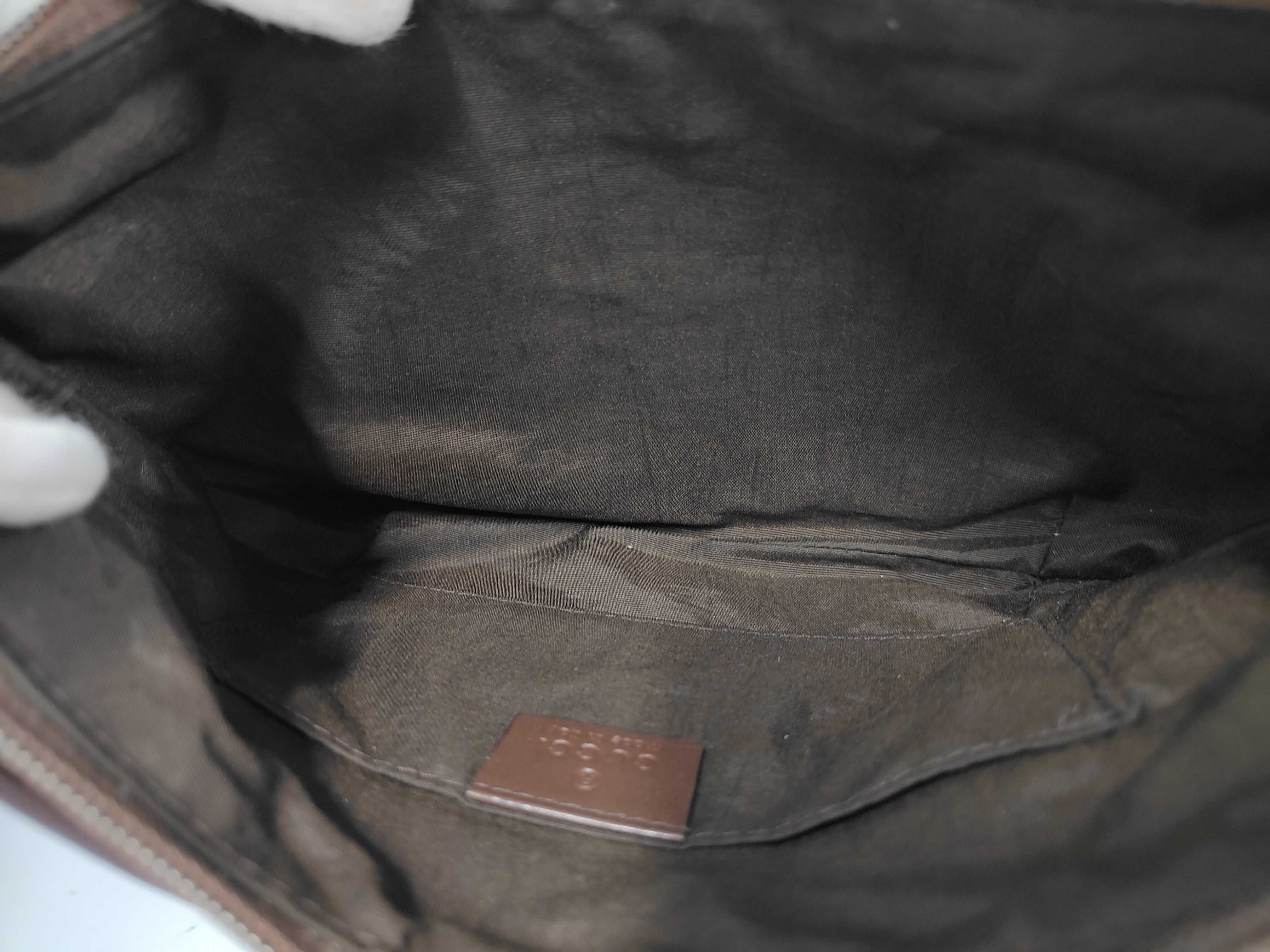 GG Canvas Half Moon Handbag — view 8