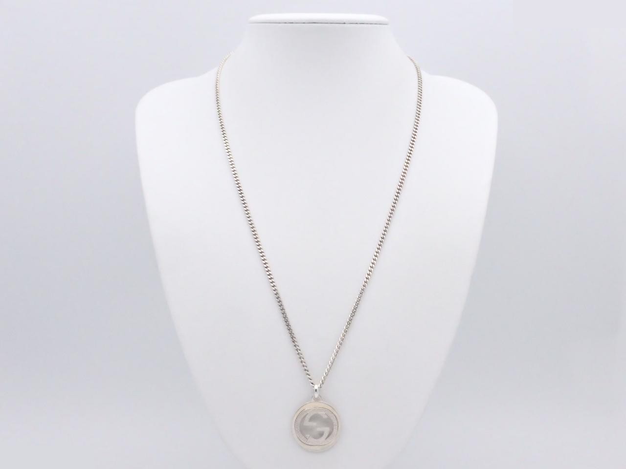 Interlocking Double G Necklace, Chain approx. 55cm, 925/17.6g — view 3
