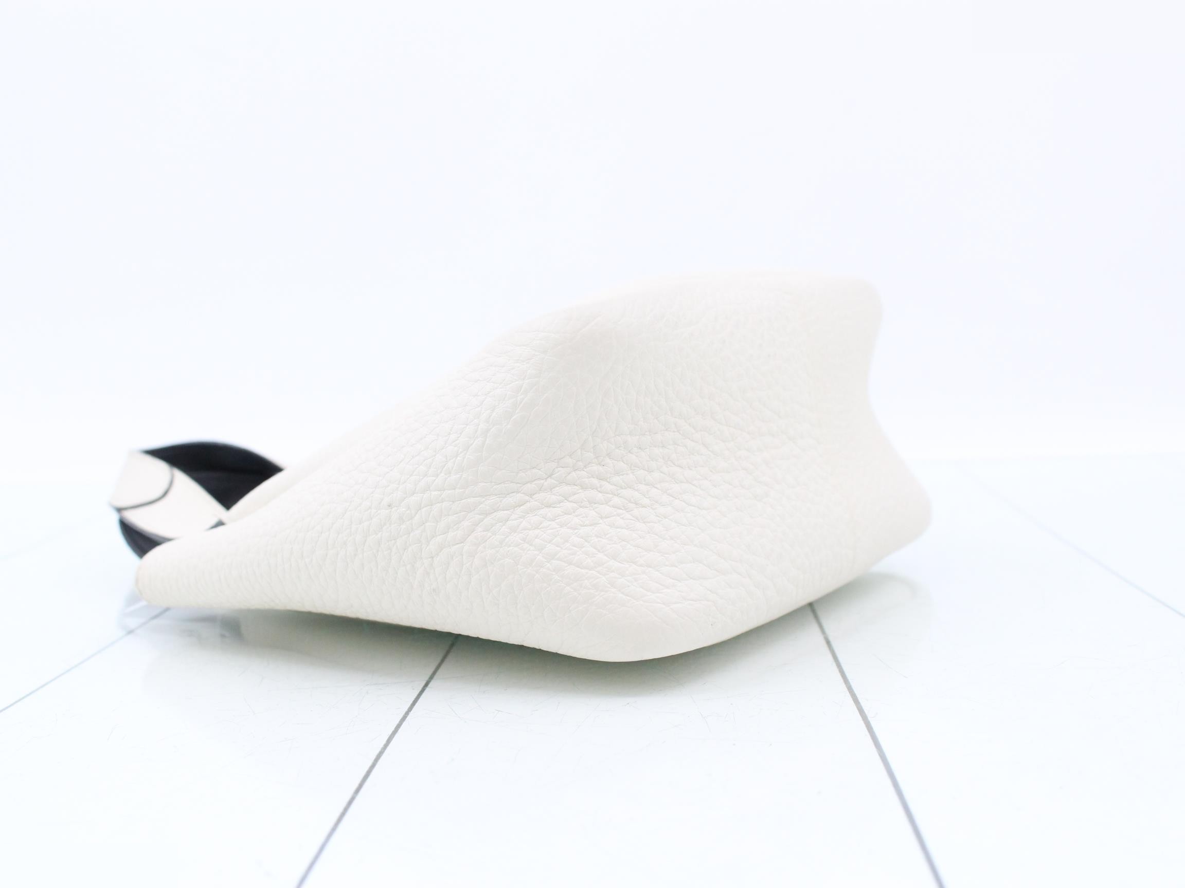Leather handbag, white — view 5