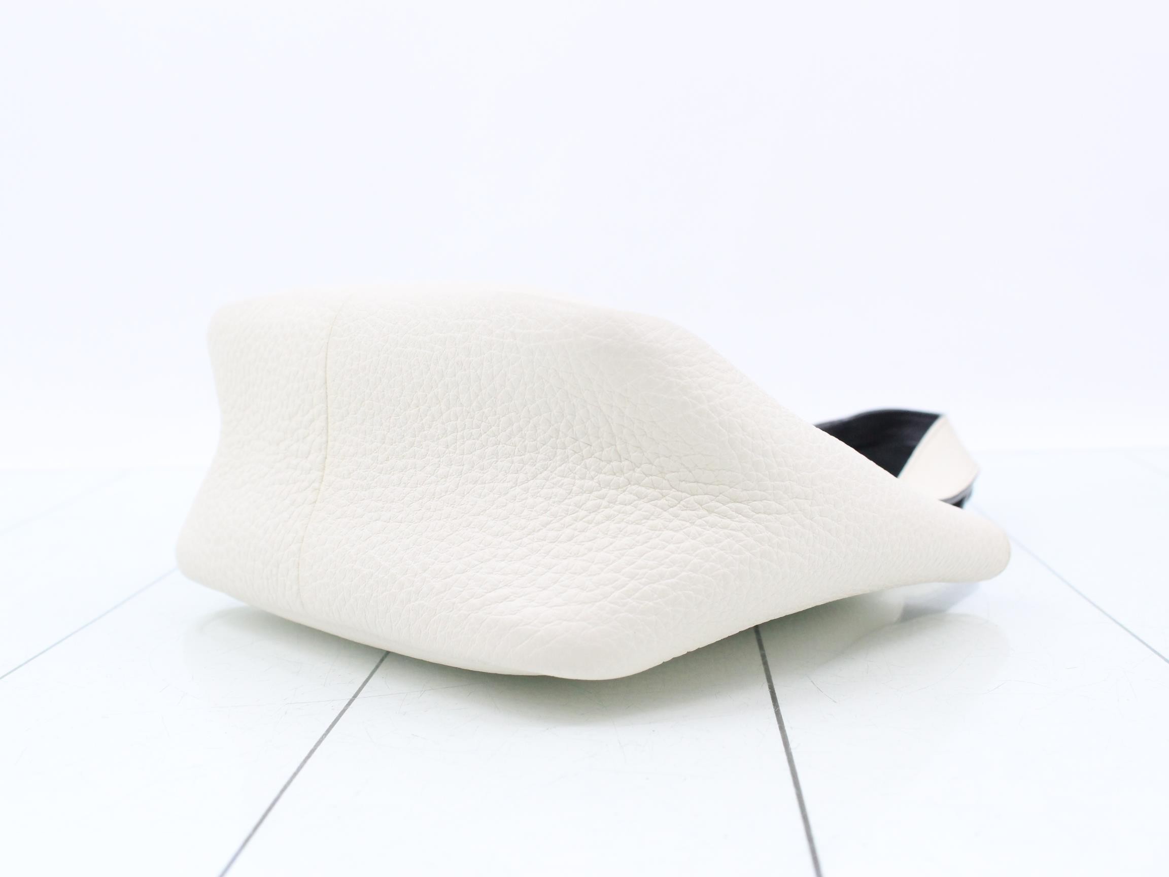 Leather handbag, white — view 6