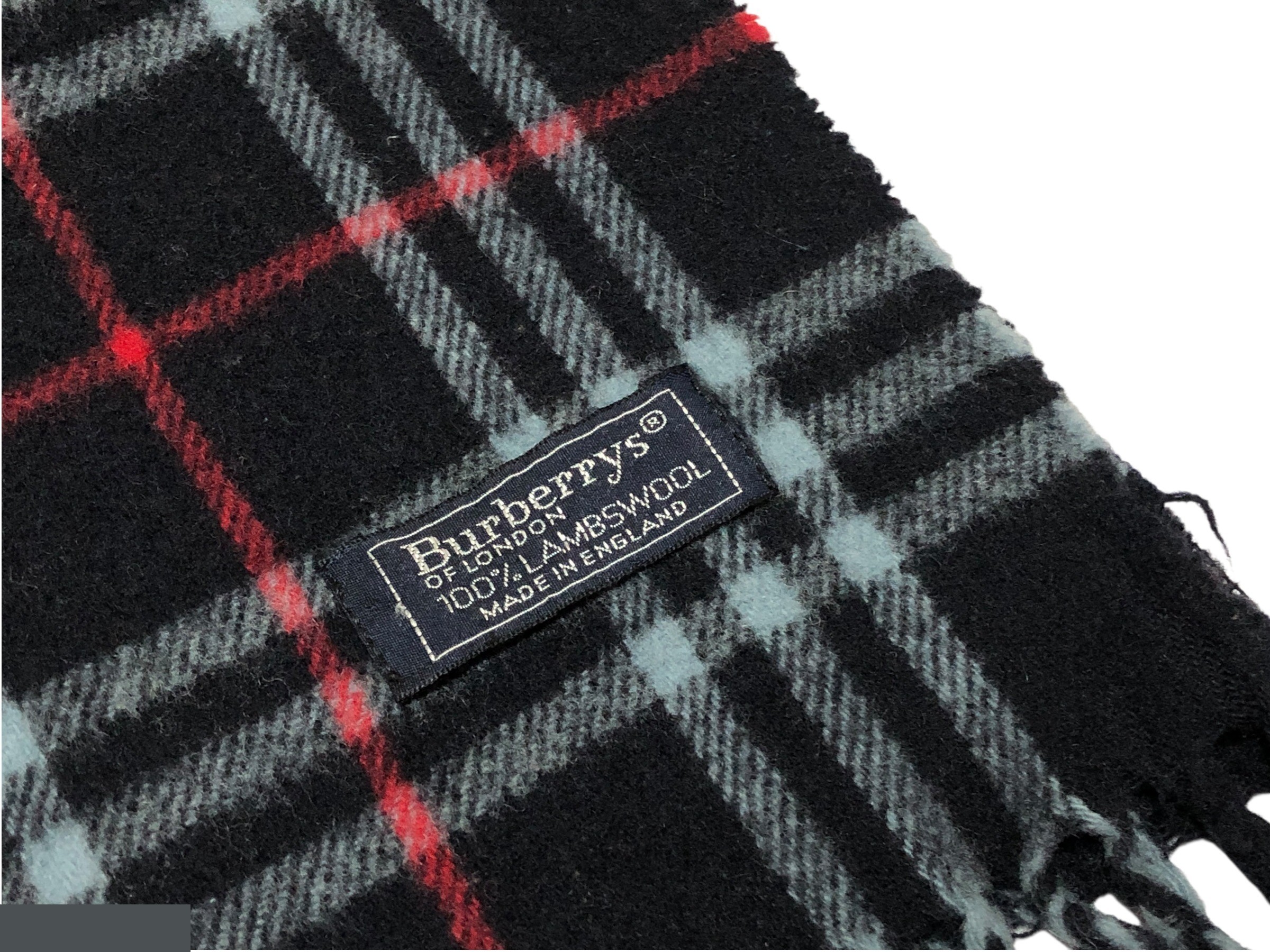 scarf, check pattern, 100% wool. — view 2