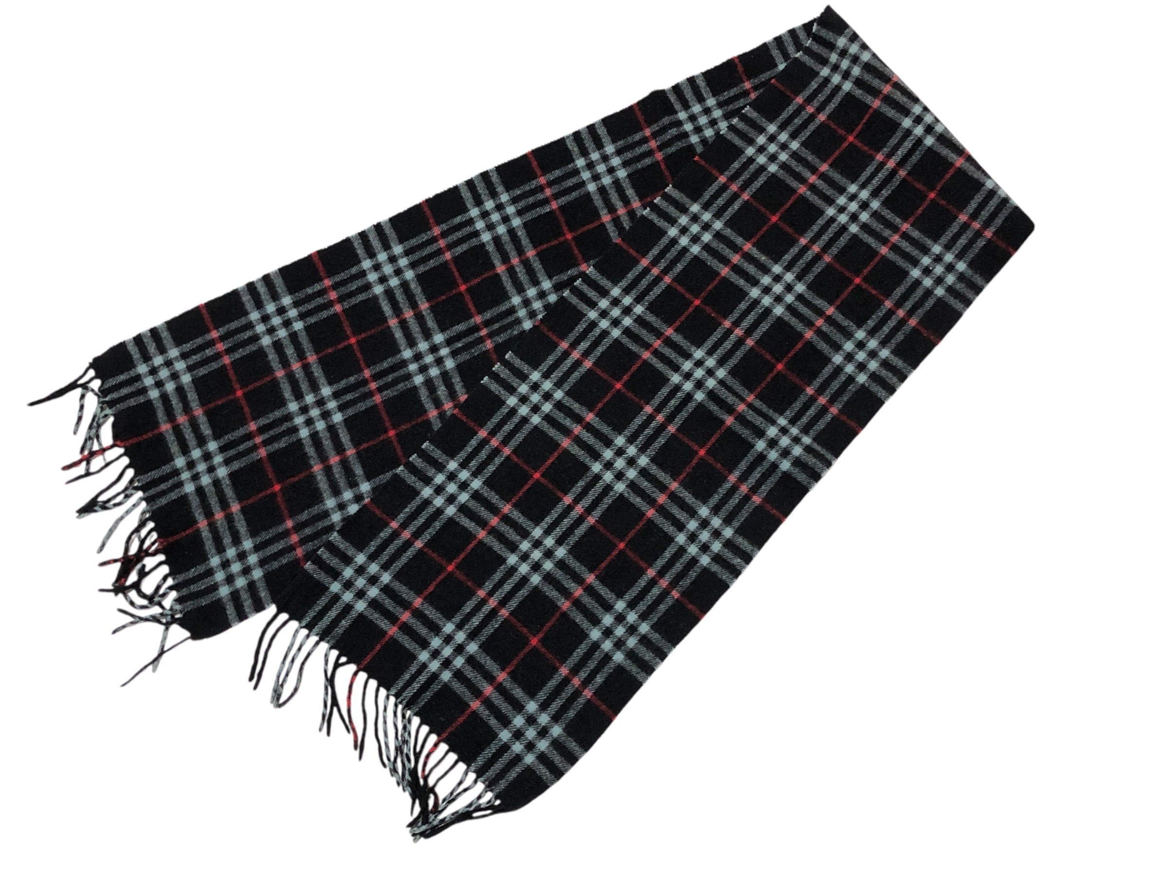 scarf, check pattern, 100% wool. — view 4