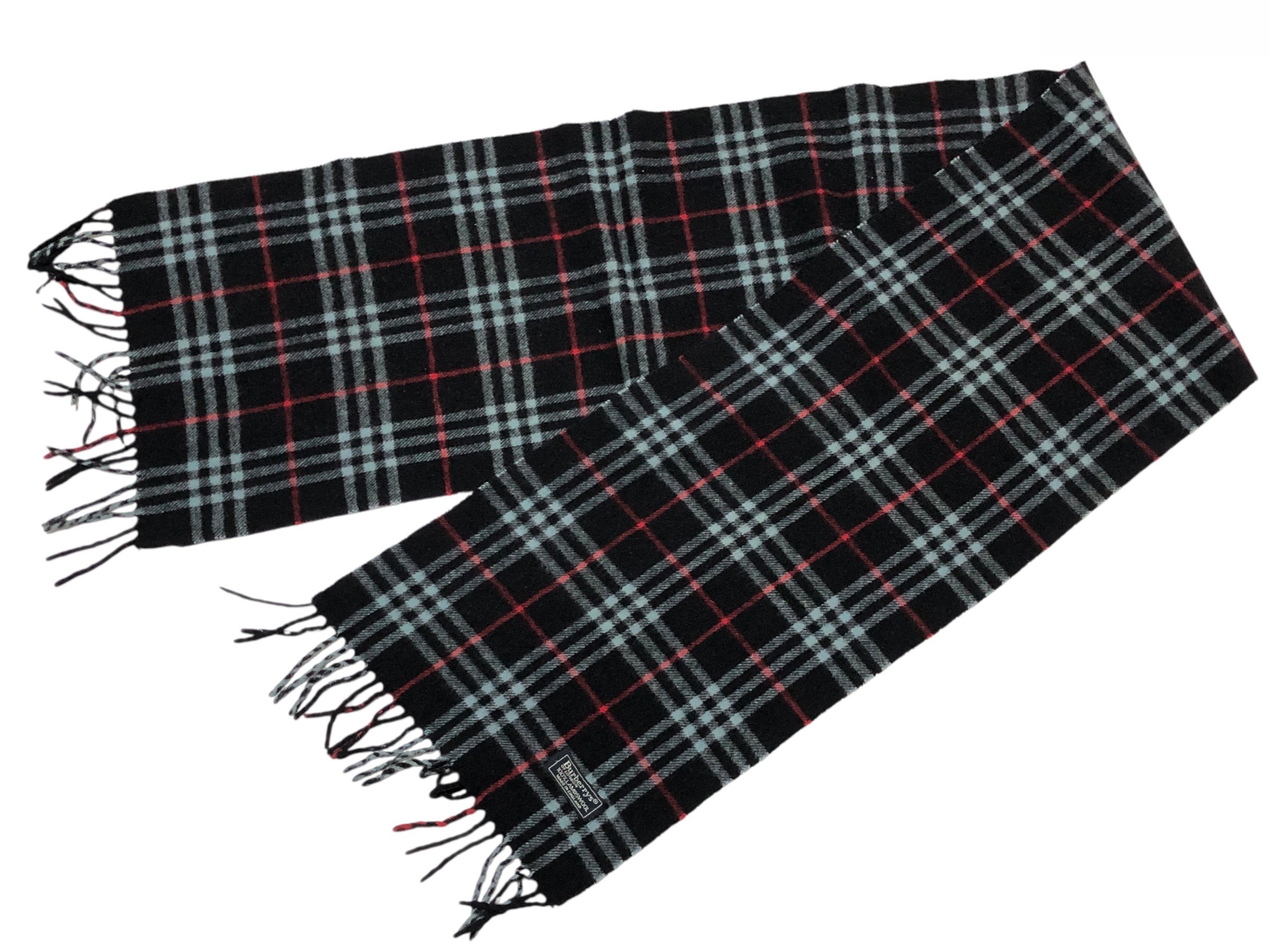 scarf, check pattern, 100% wool. — view 5