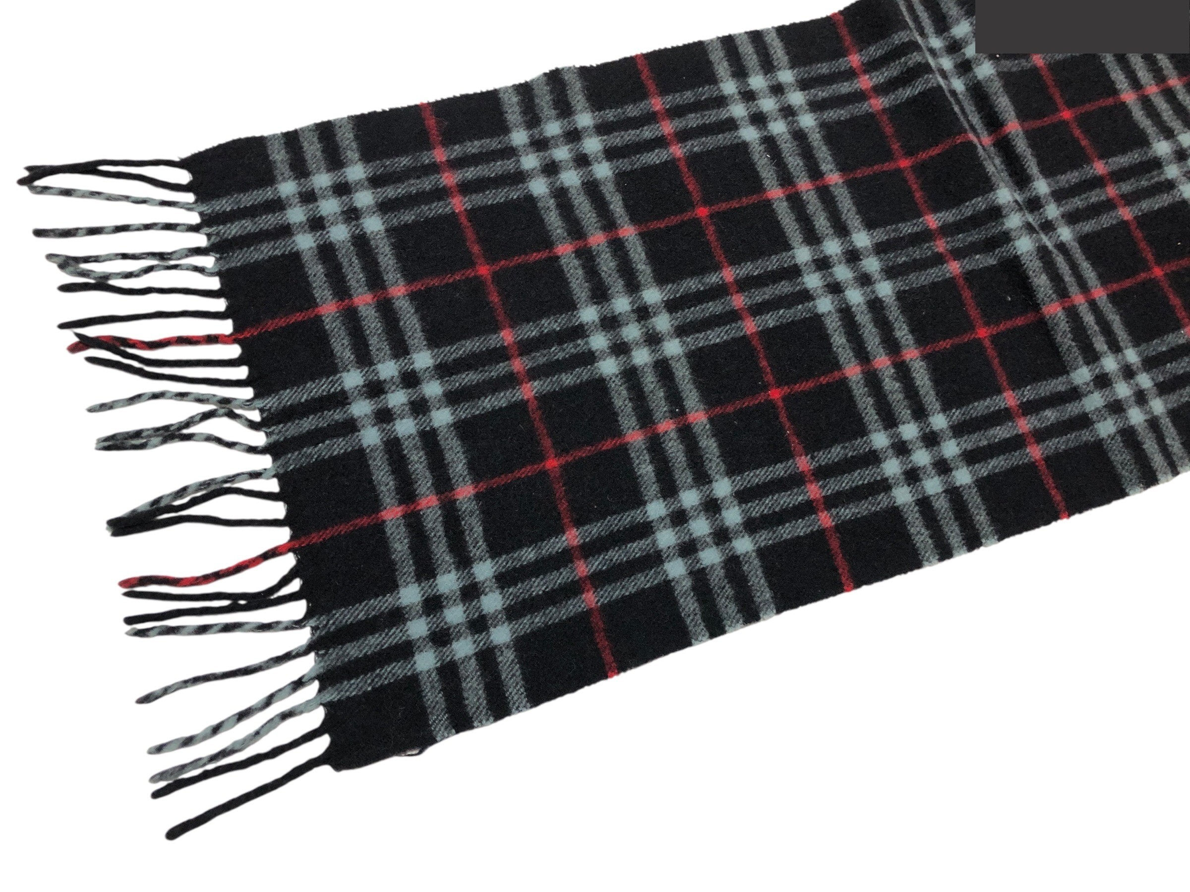 scarf, check pattern, 100% wool. — view 9