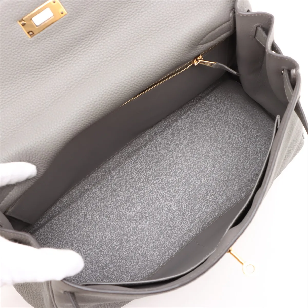 [Individually wrapped] Hermes Kelly 32 LeTourne Togo Grimeyer Gold hardware W:2024 — view 8