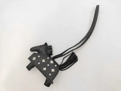 Rodeo Robeo Lock PM K:2025 Charm Agneau Milo Black Other Accessories