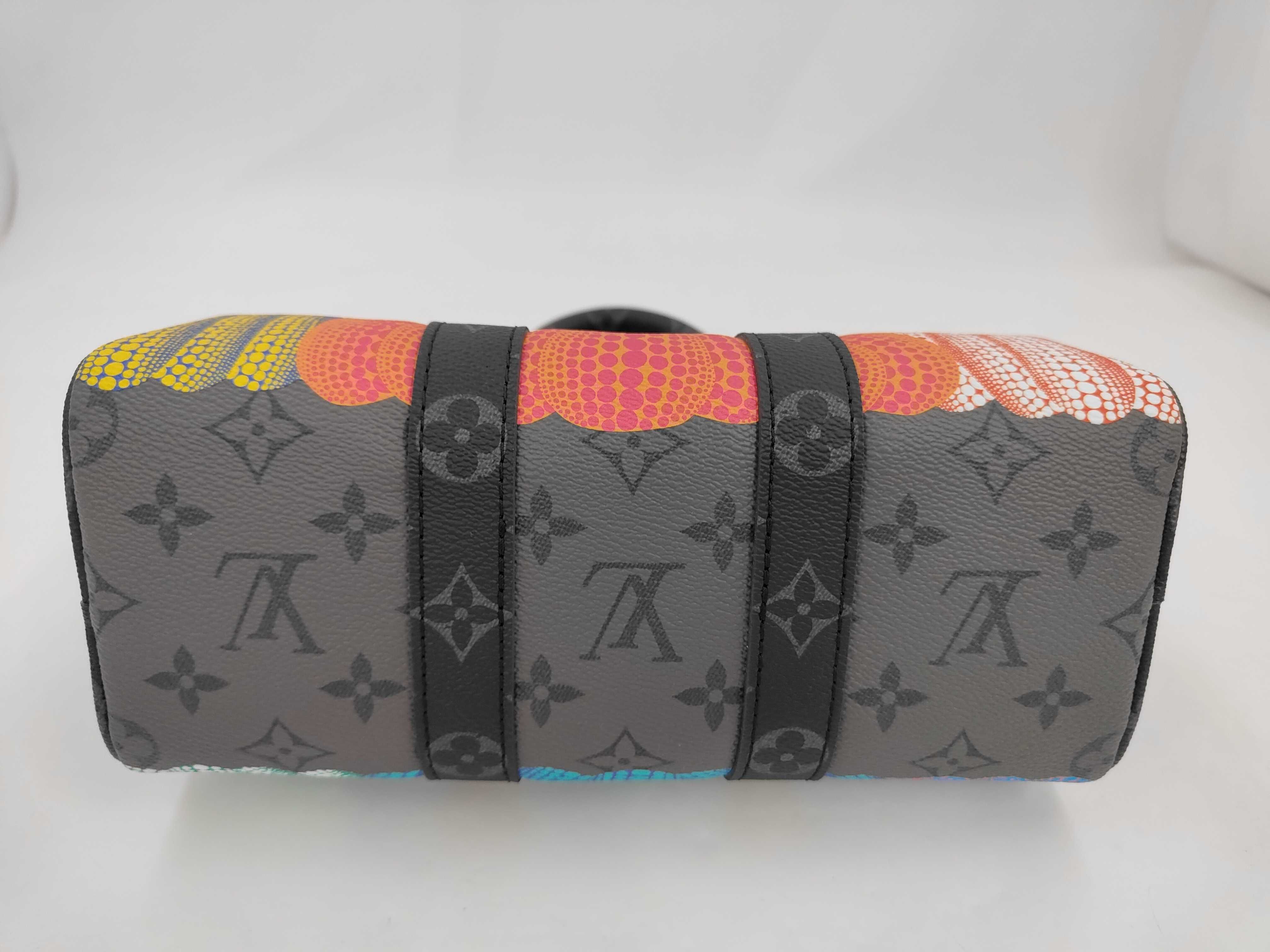 Monogram M46437 Keepall Bandouliere 25 Yayoi Kusama Boston Bag — view 3
