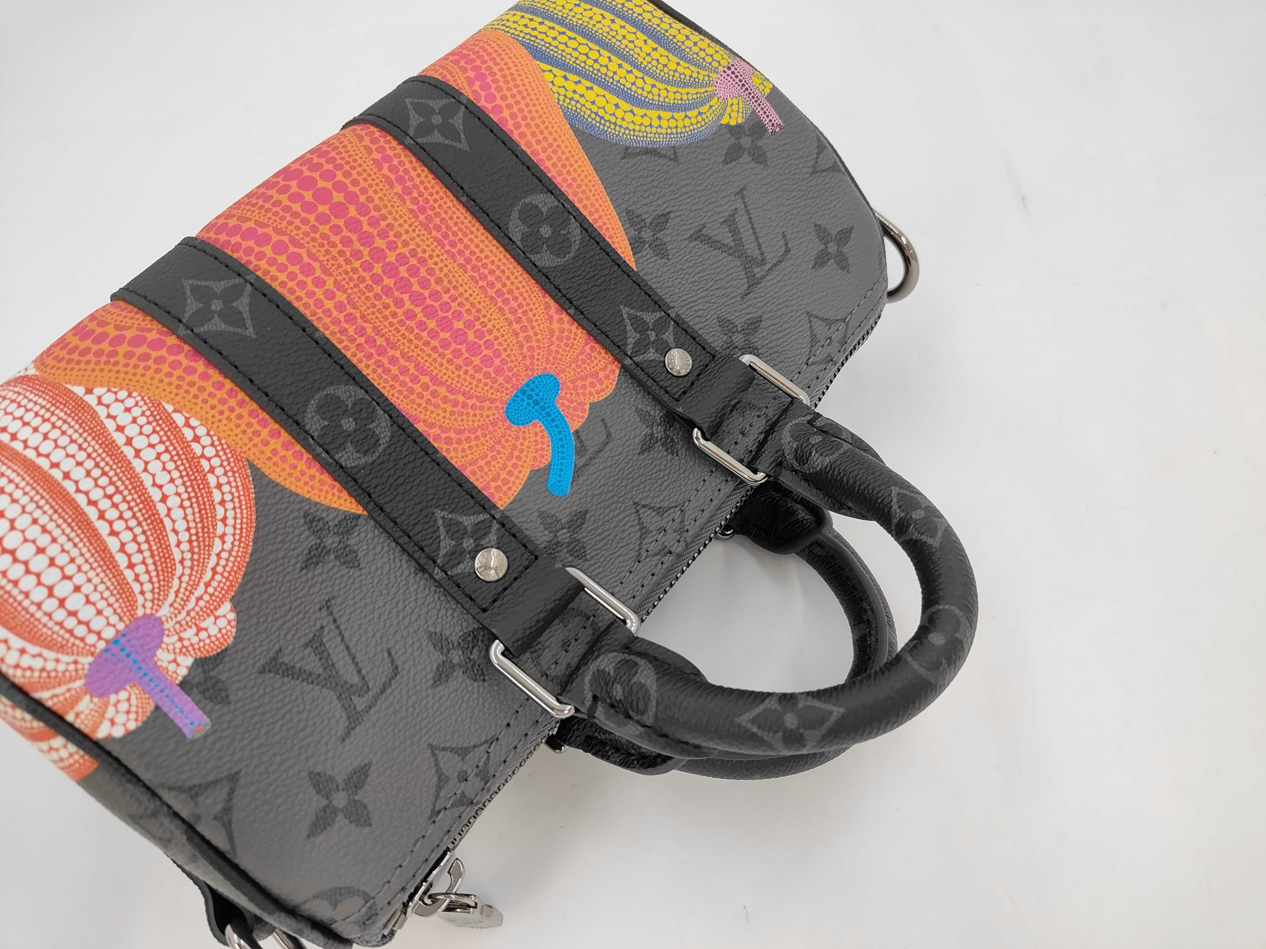 Monogram M46437 Keepall Bandouliere 25 Yayoi Kusama Boston Bag — view 5