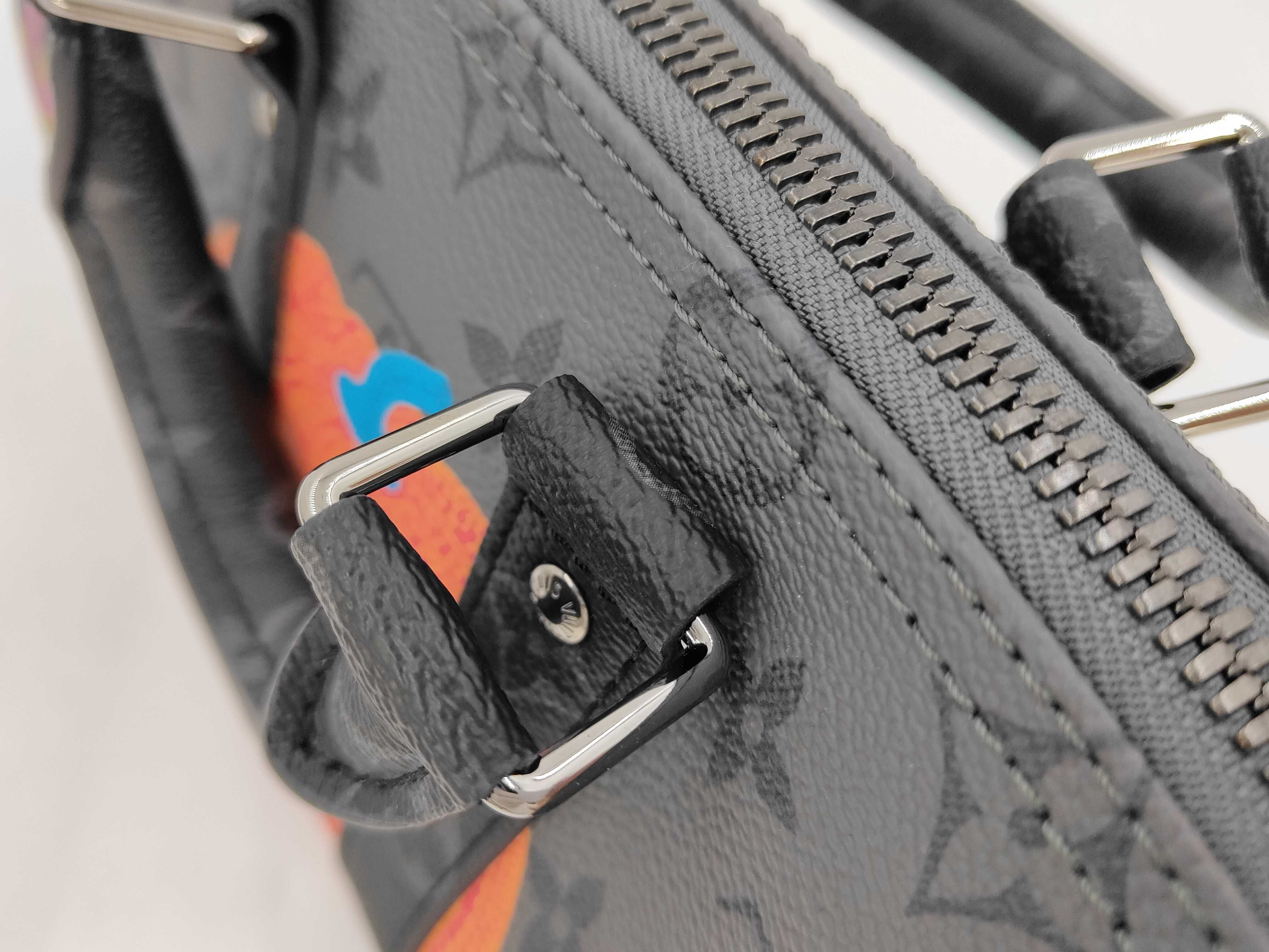 Monogram M46437 Keepall Bandouliere 25 Yayoi Kusama Boston Bag — view 7