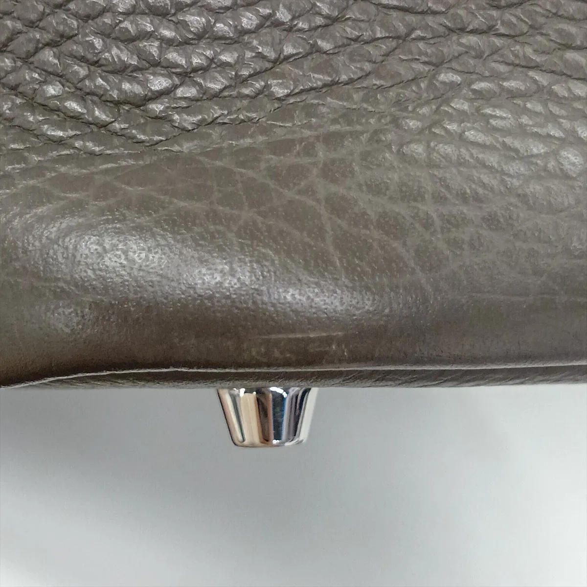 Picotin Lock 22 MM Taurillon Clemence Etoupe Silver Hardware Q: 2013 — view 11