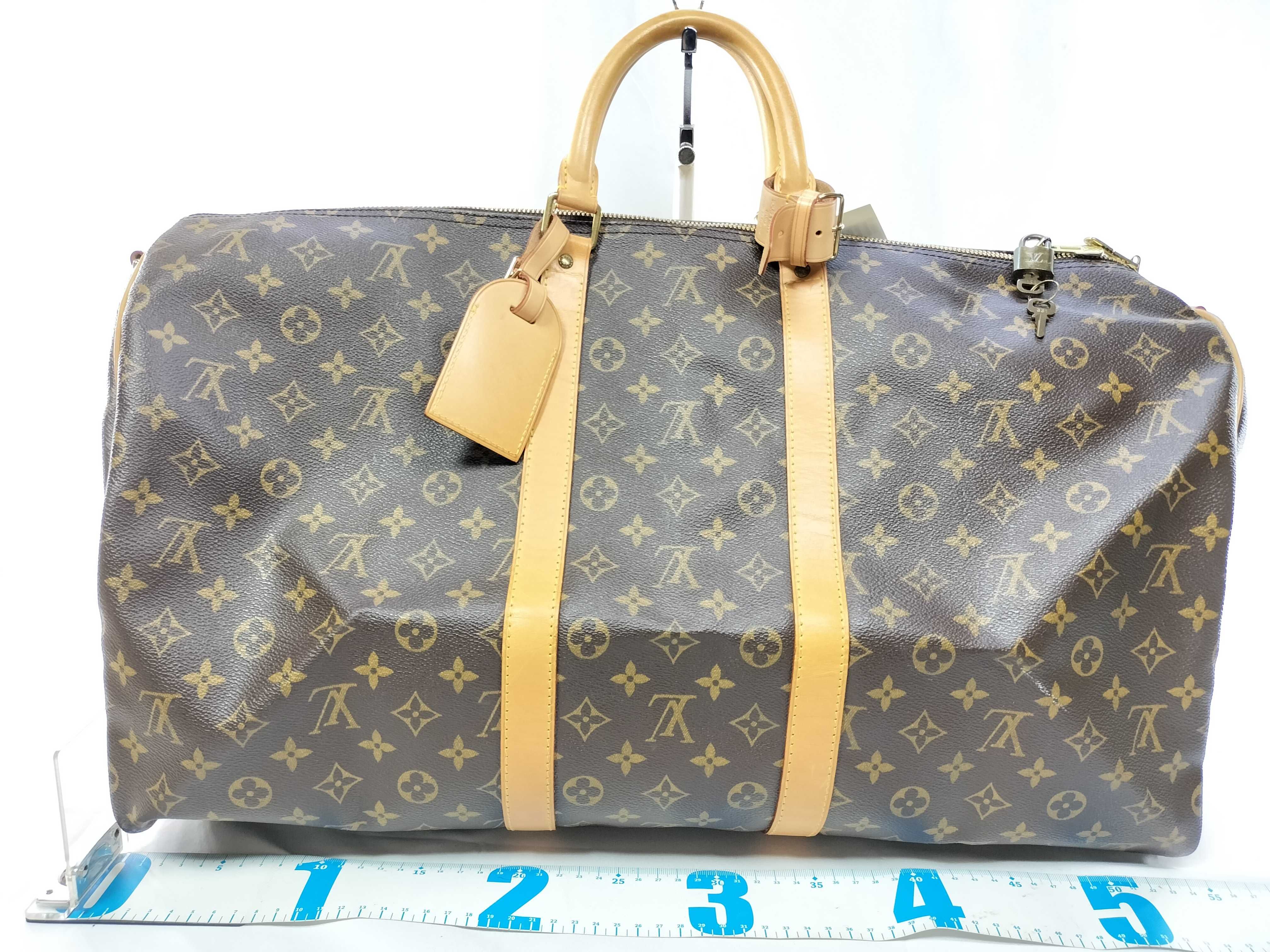 Monogram M41414 Keepall Bandoulière 55 Boston Bag — view 2