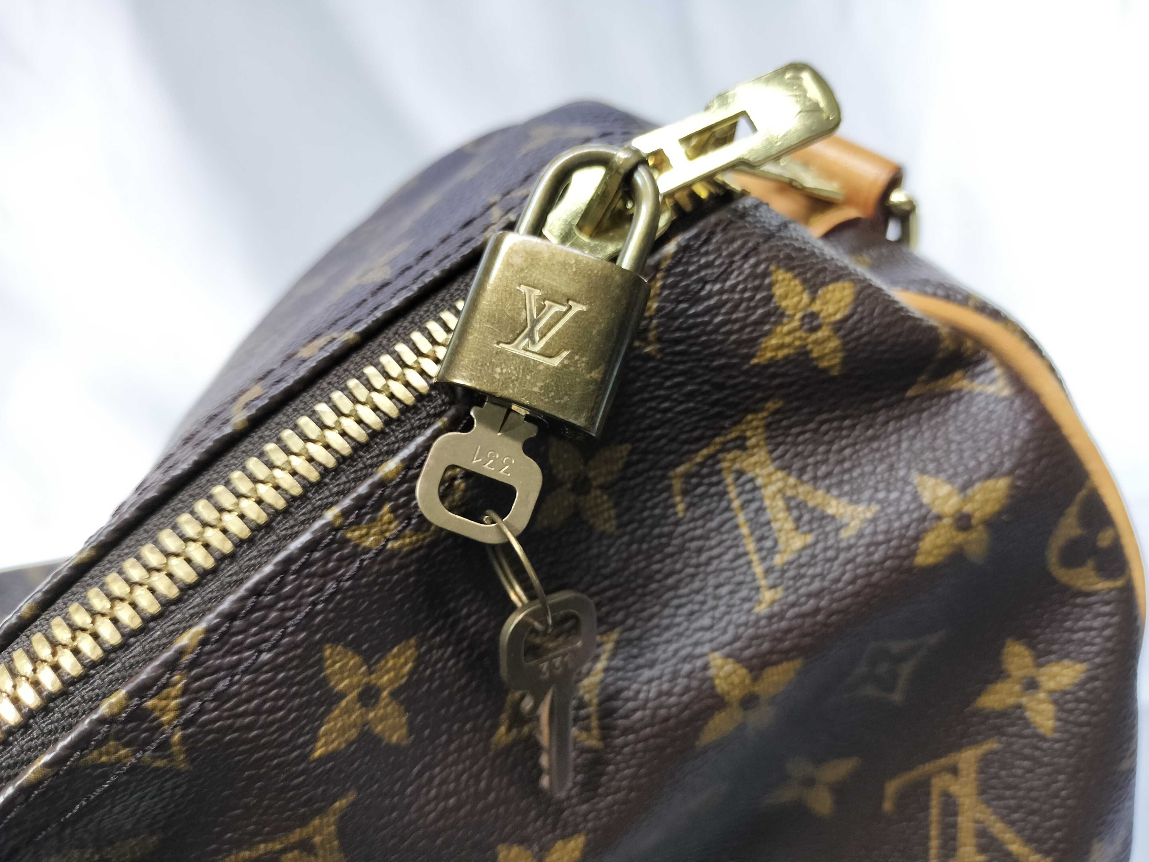Monogram M41414 Keepall Bandoulière 55 Boston Bag — view 12