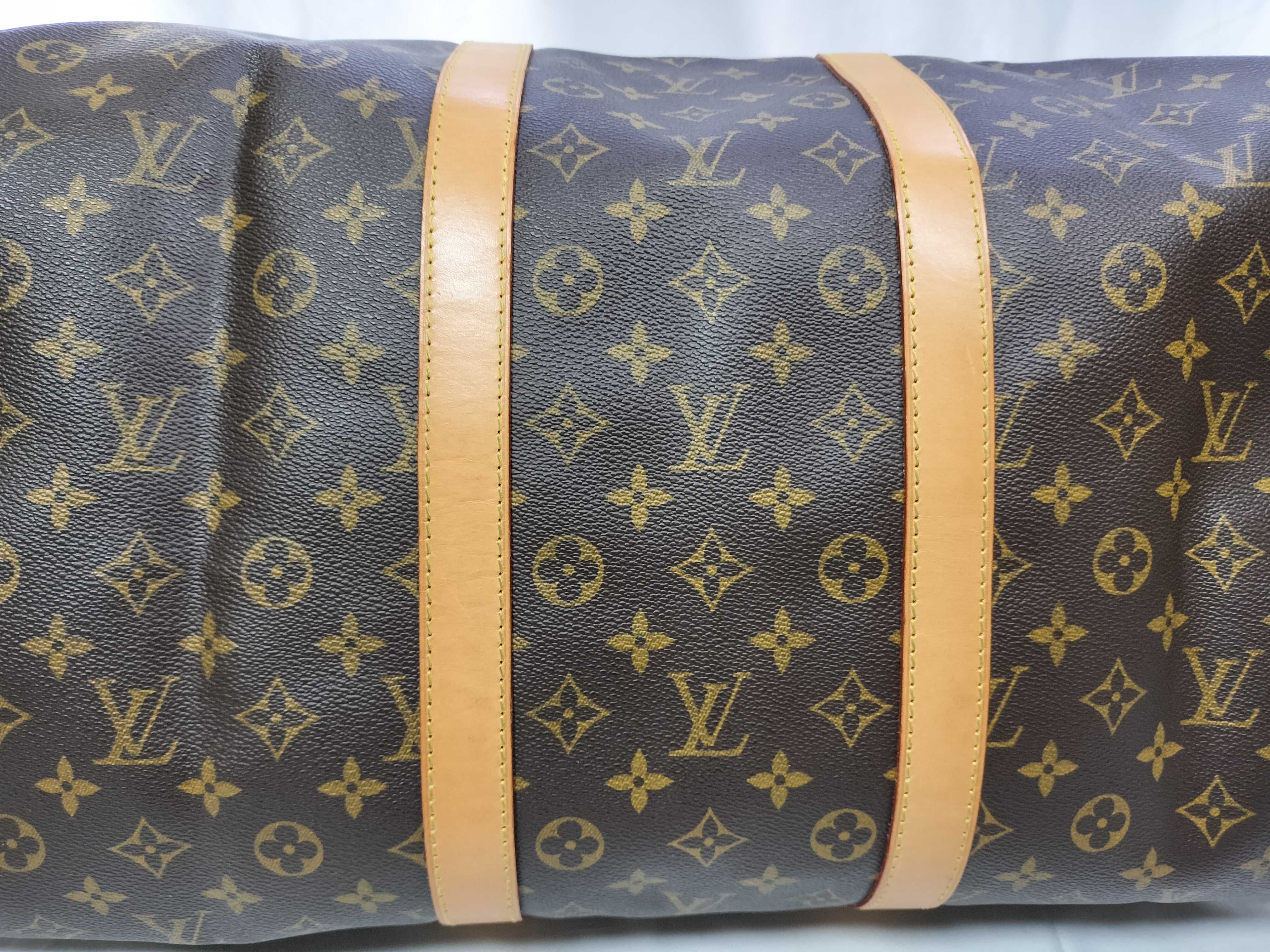 Monogram M41414 Keepall Bandoulière 55 Boston Bag — view 8