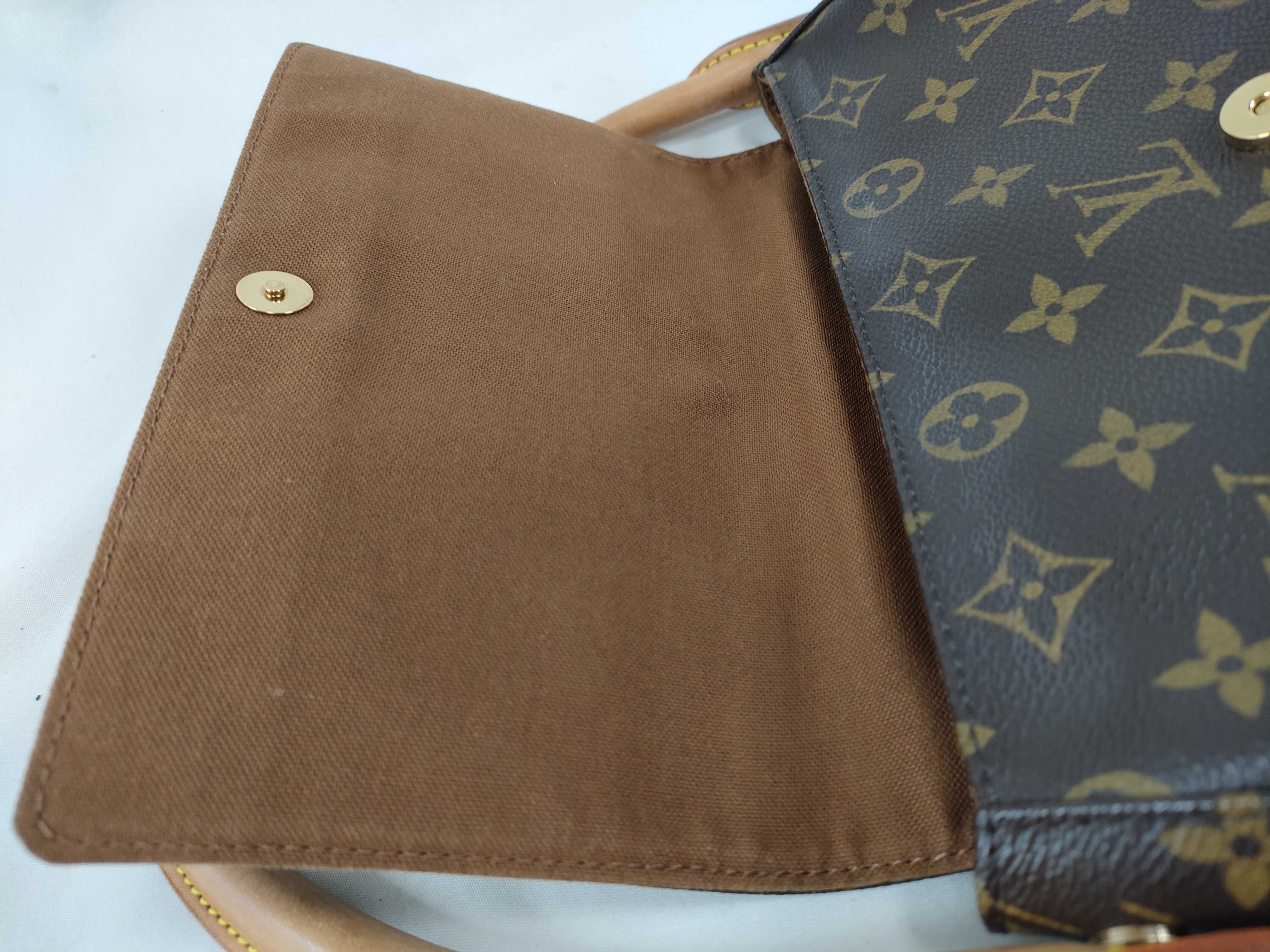 Monogram Mini Looping Handbag (Monogram Canvas, Box & Dust Bag) — view 8