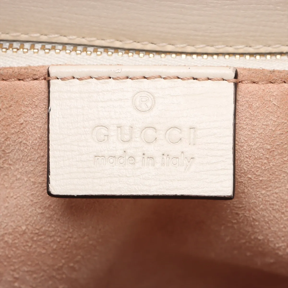 GG Supreme Horsebit 1955 PVC x Leather Shoulder Bag, Beige, 602204 — view 11