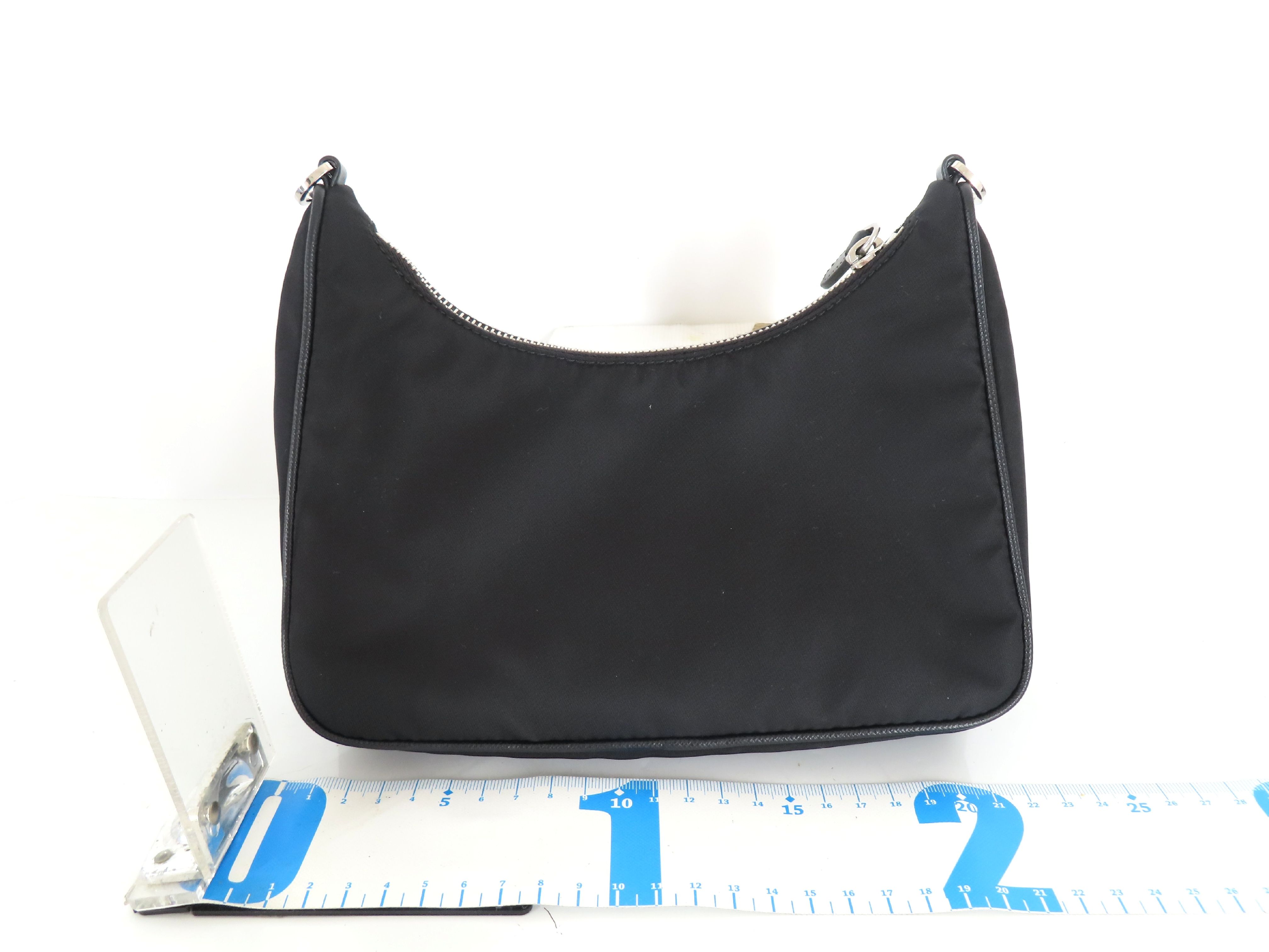 Re-Edition 2005 Nylon 1BH204 Black ST*2 Pouch Keyring Clochette Bag — view 2