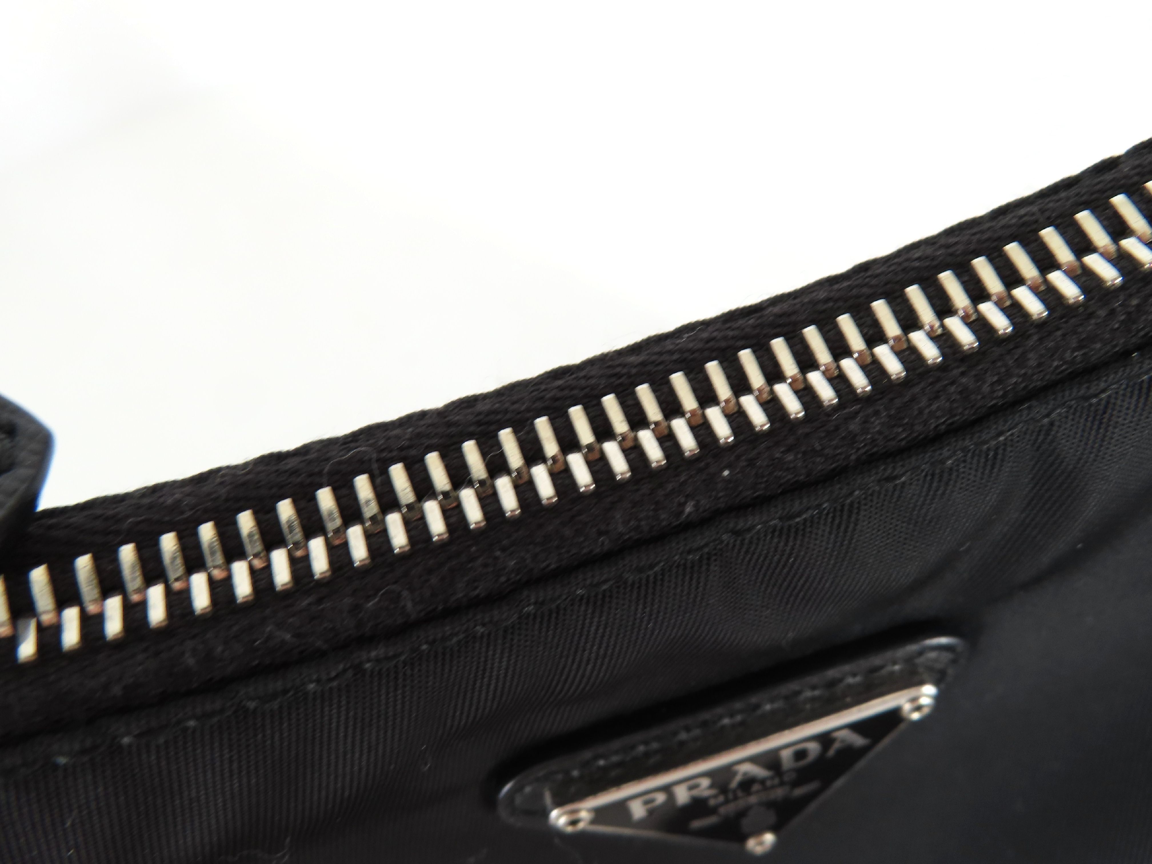 Re-Edition 2005 Nylon 1BH204 Black ST*2 Pouch Keyring Clochette Bag — view 5