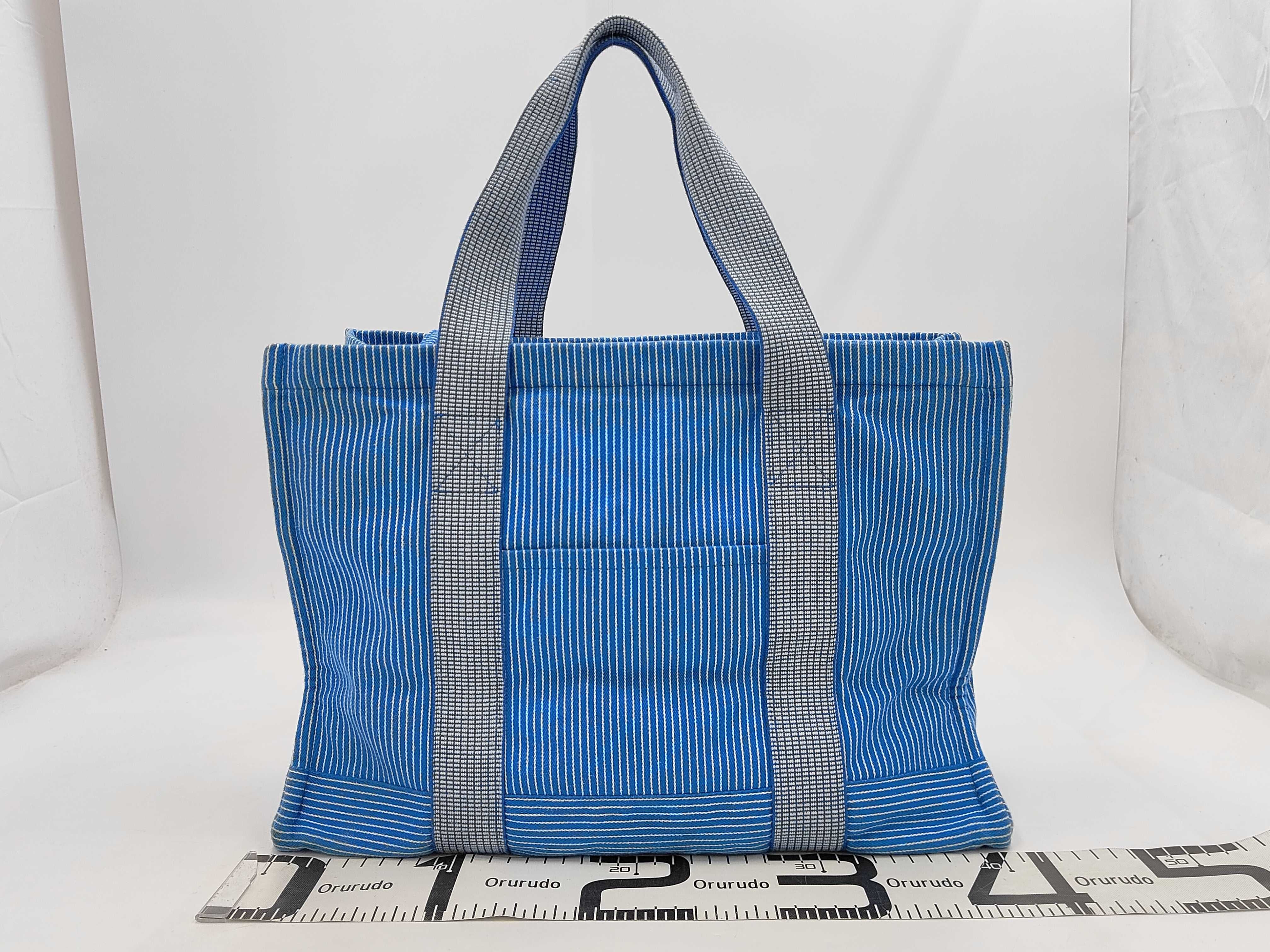 Caval Stripe Tote Bag, Blue Handbag — view 2