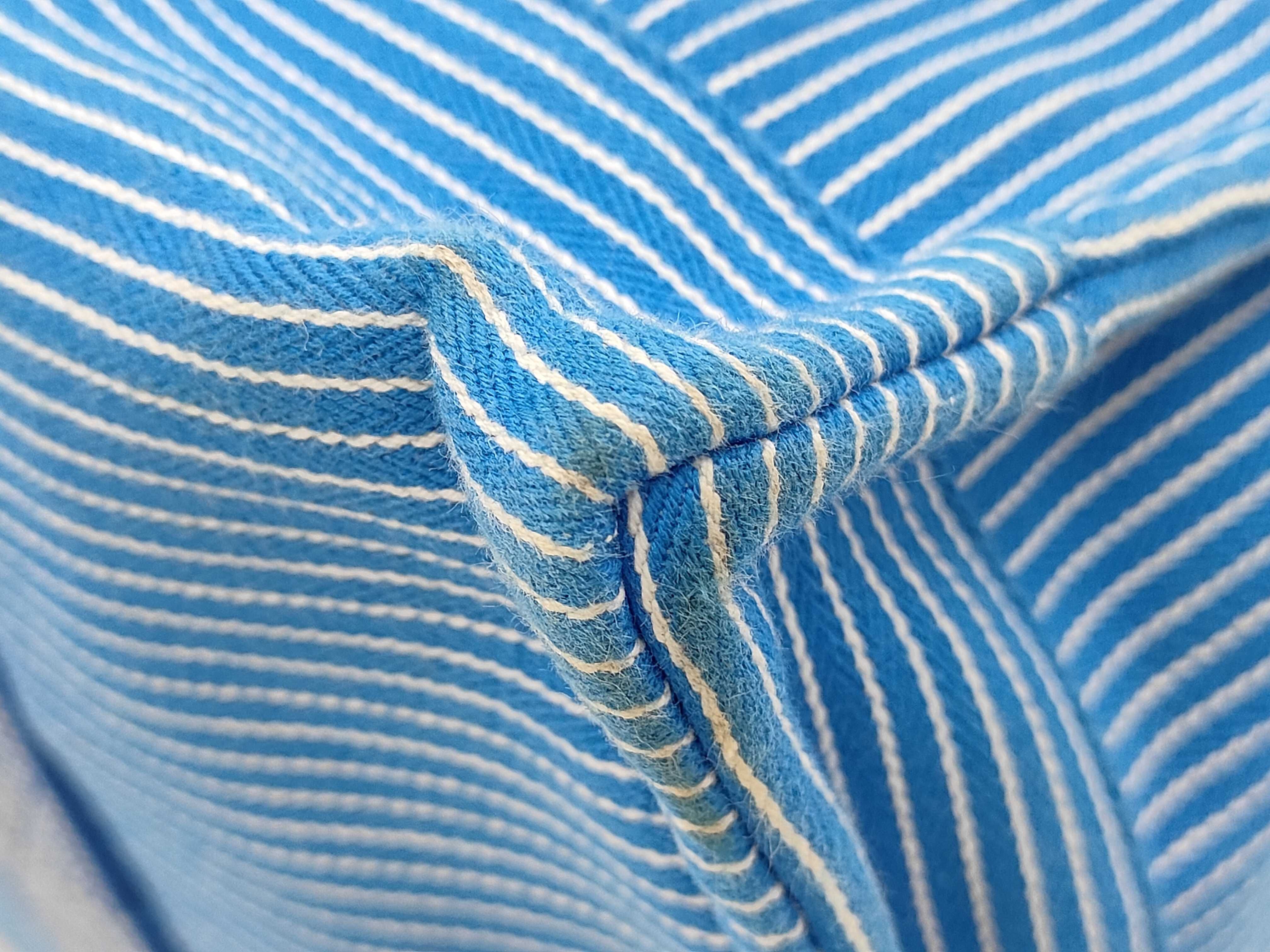 Caval Stripe Tote Bag, Blue Handbag — view 4