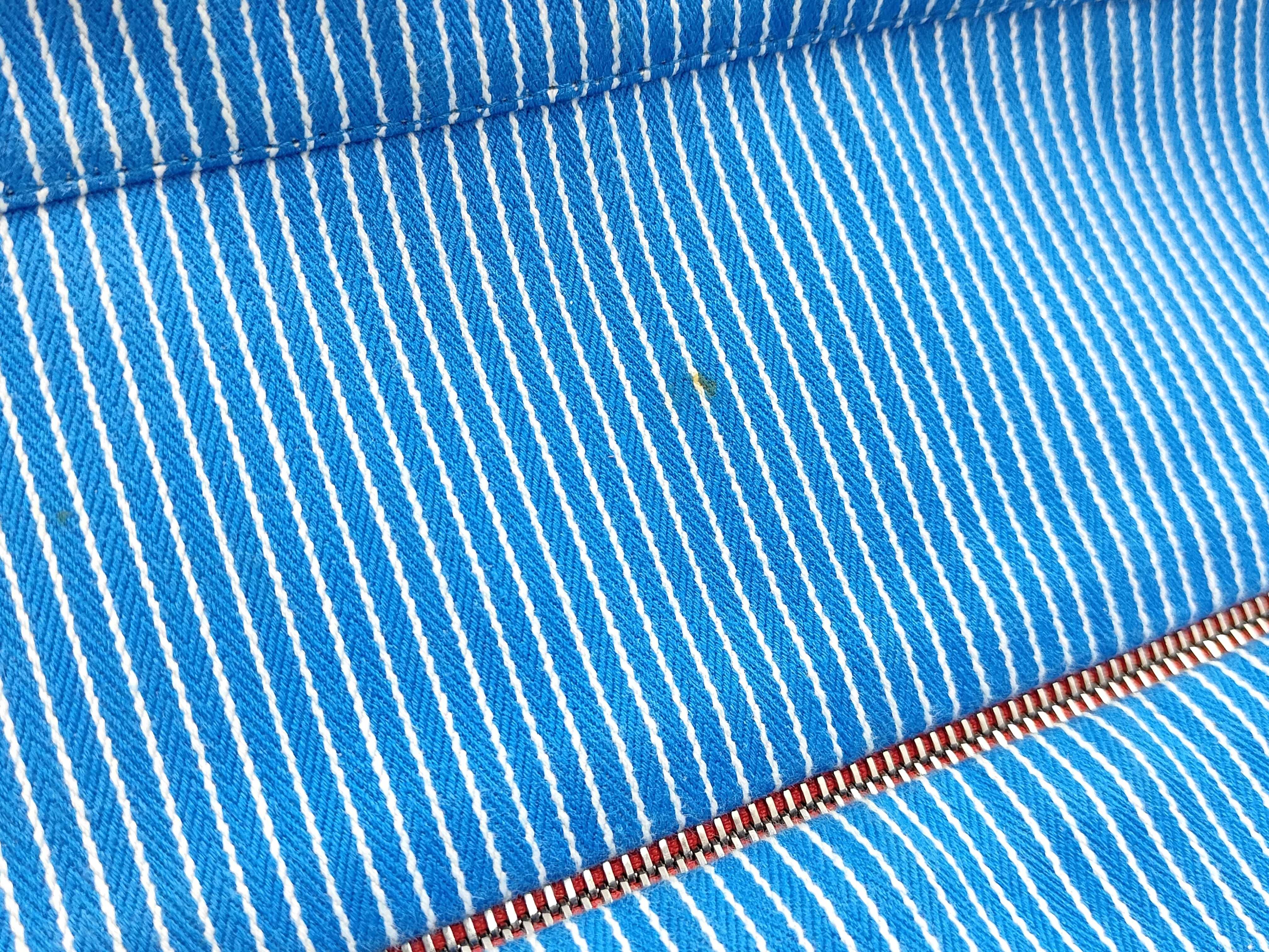 Caval Stripe Tote Bag, Blue Handbag — view 8