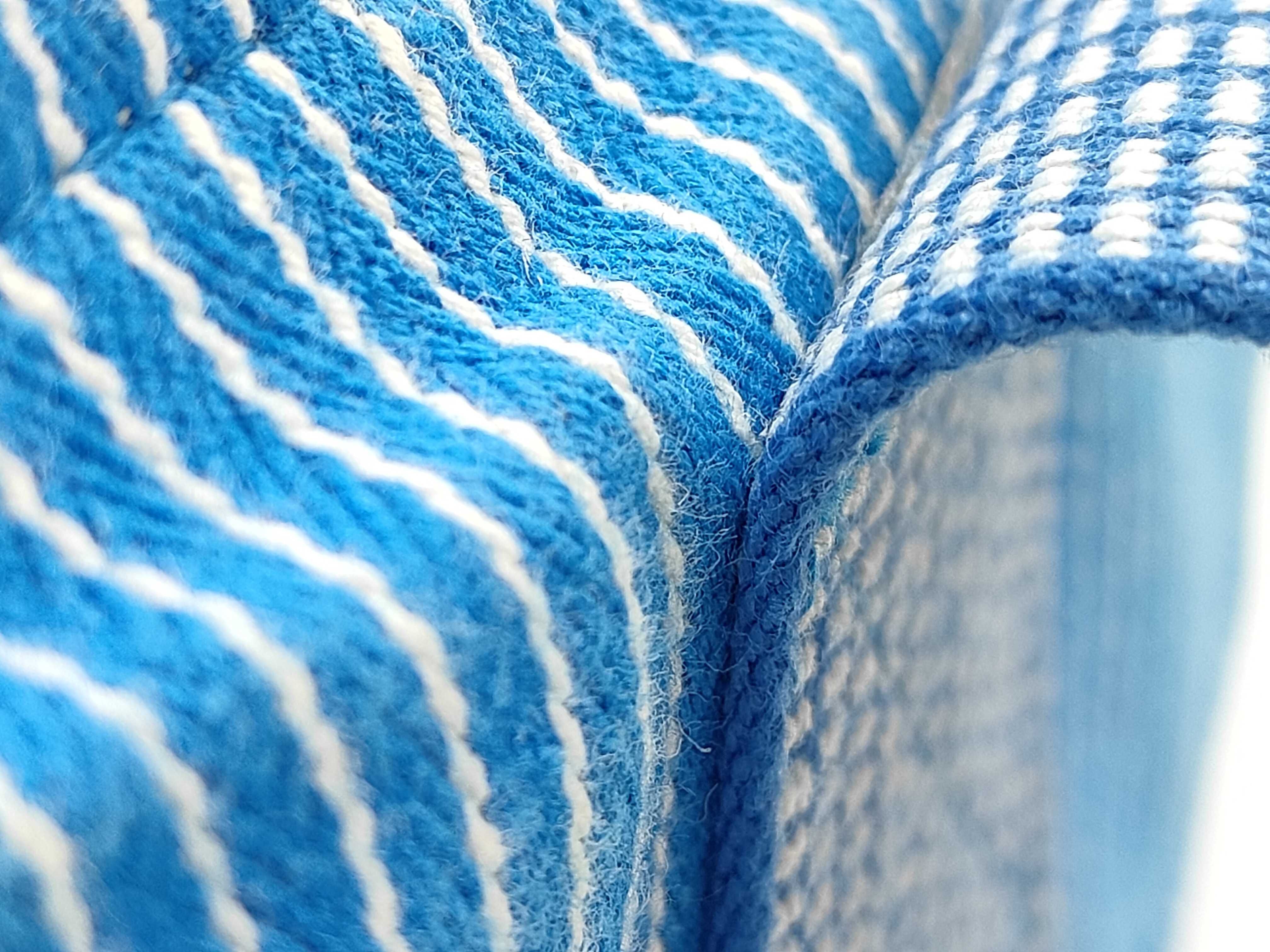 Caval Stripe Tote Bag, Blue Handbag — view 9