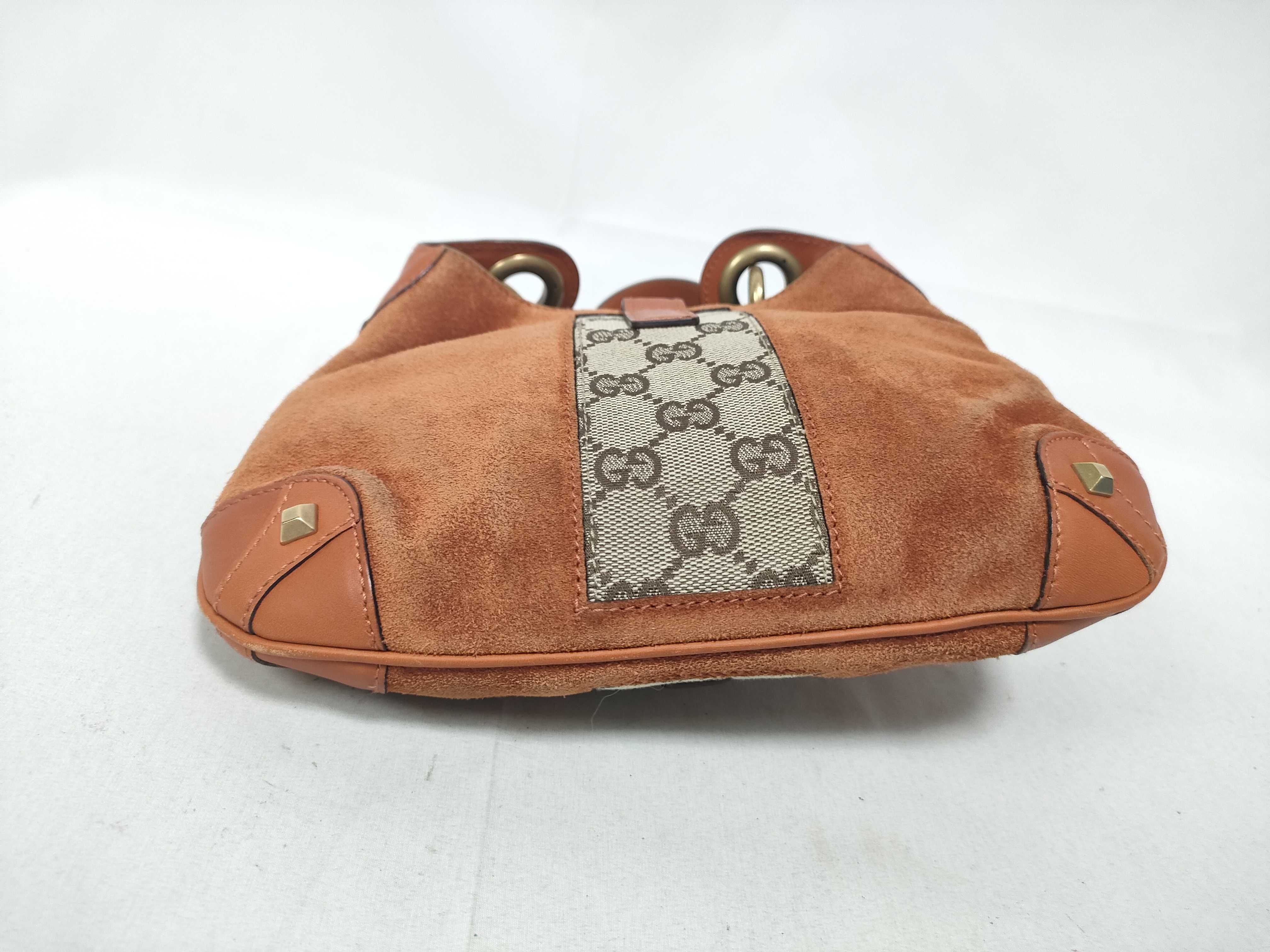 GG Canvas Suede New Jackie One-Shoulder Bag — view 3