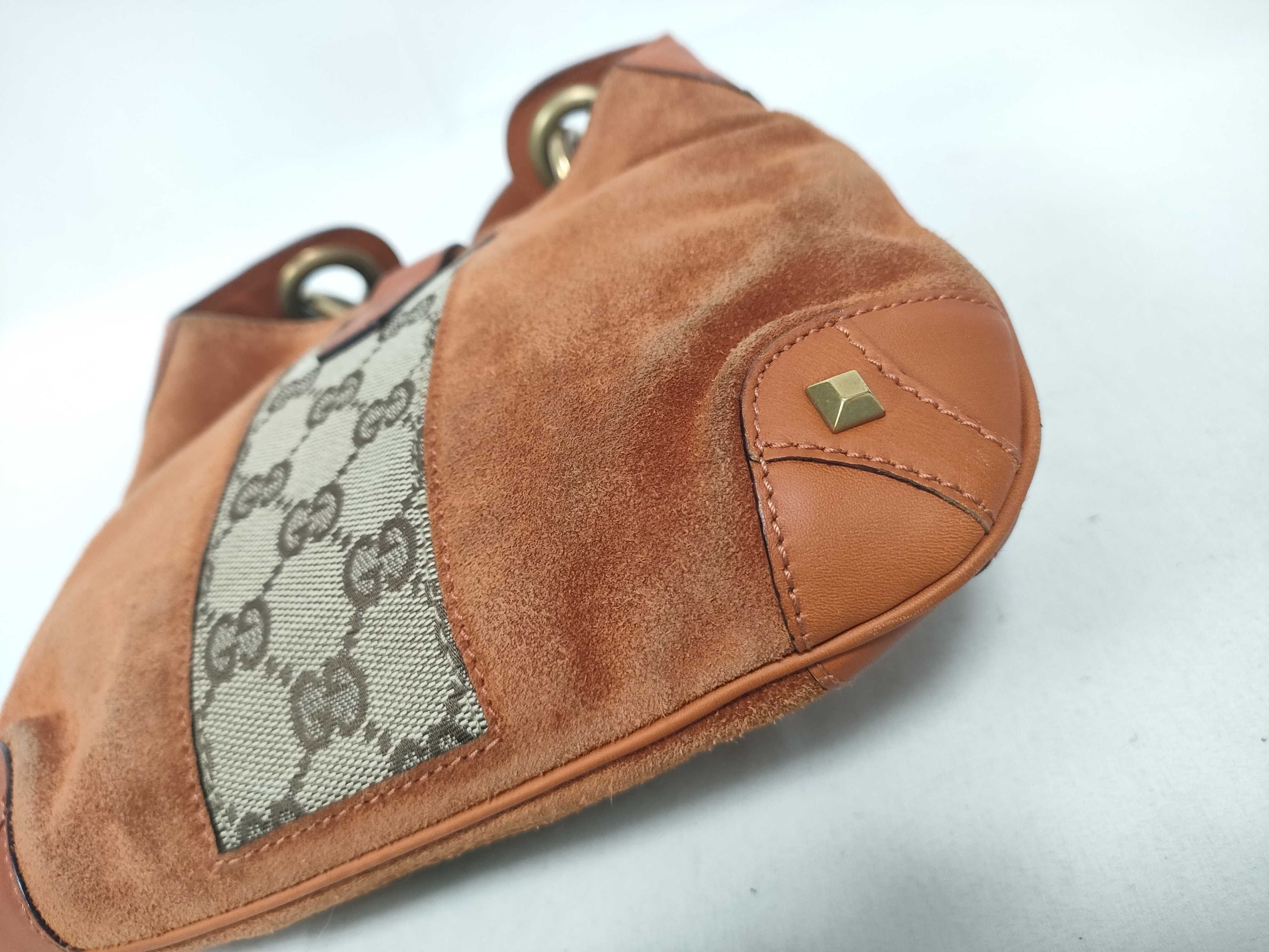 GG Canvas Suede New Jackie One-Shoulder Bag — view 4
