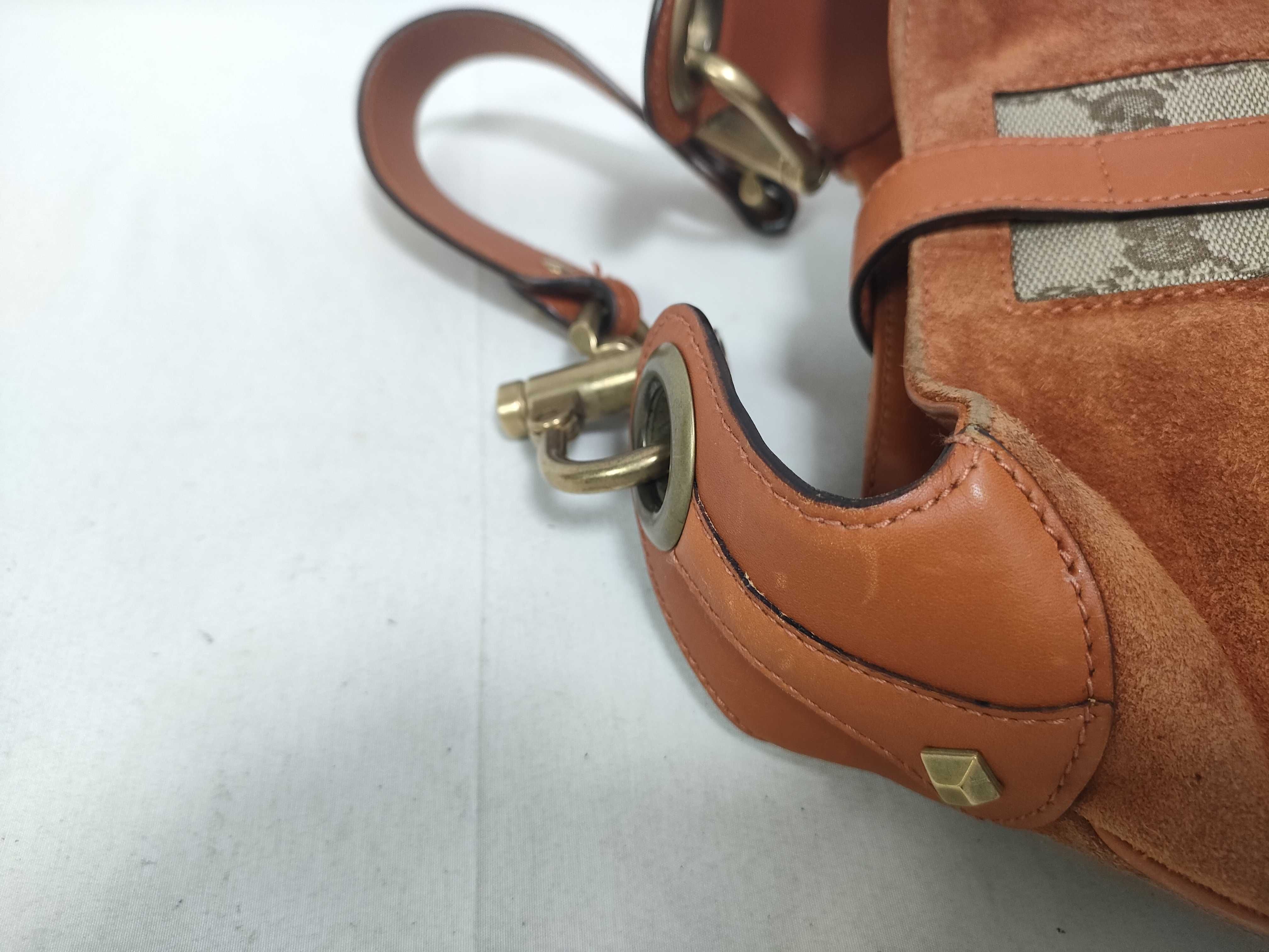 GG Canvas Suede New Jackie One-Shoulder Bag — view 7
