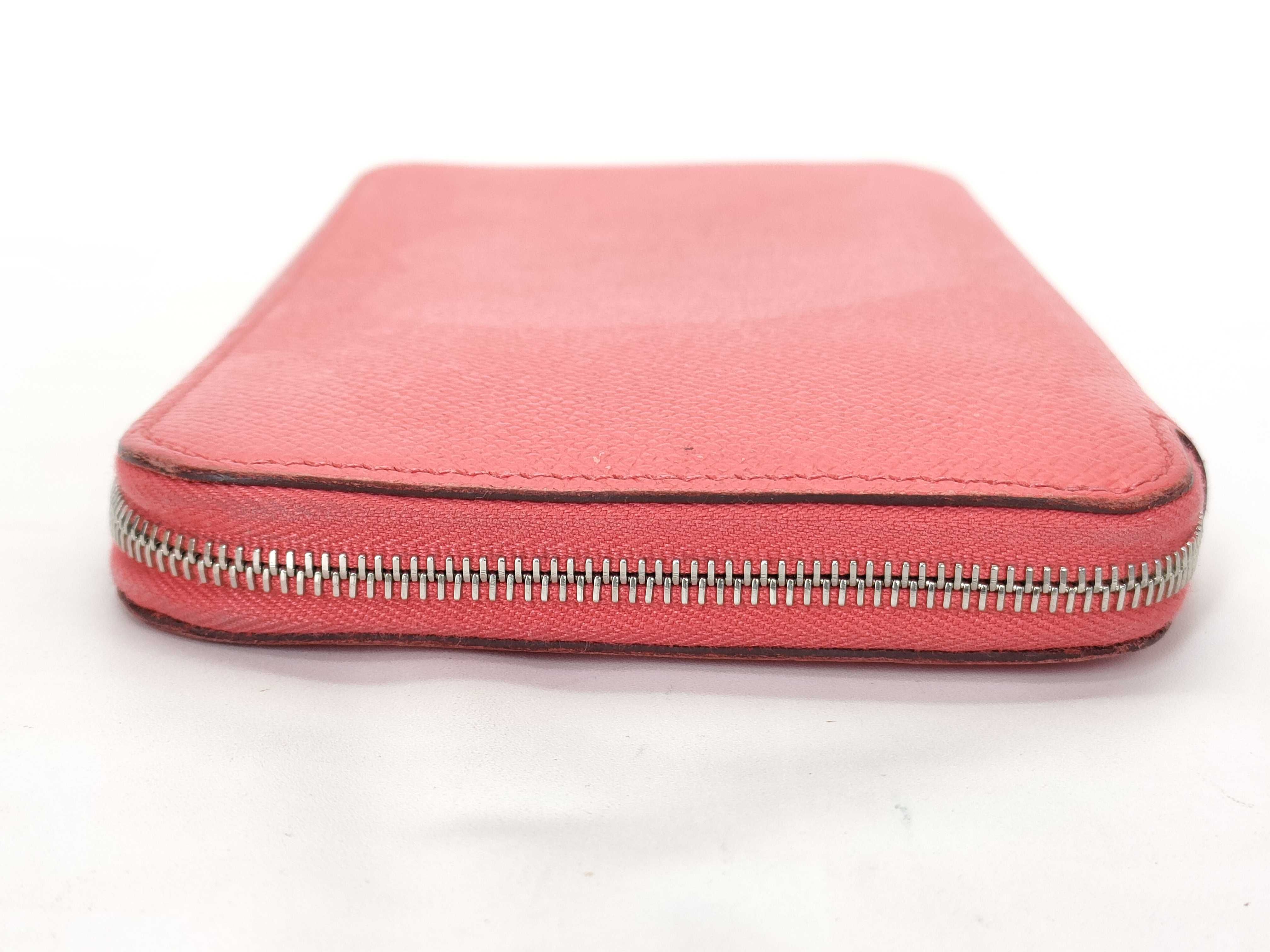 Azap Long Silk In Wallet, Veau Epsom Leather, Round Zip Wallet, Red, Silver Hardware, A: 2017 Model — view 5