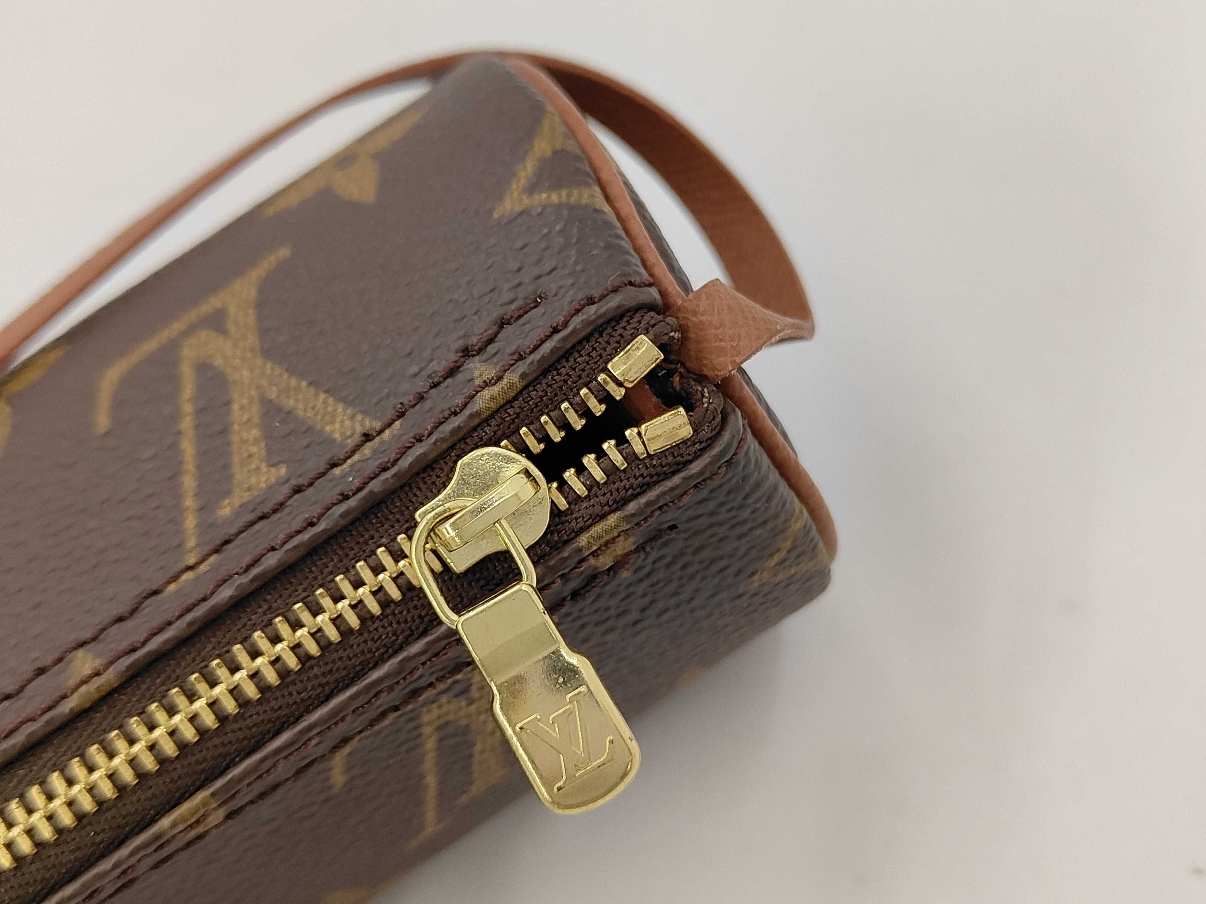 Monogram Vuitton Papillon Mini Pouch — view 5