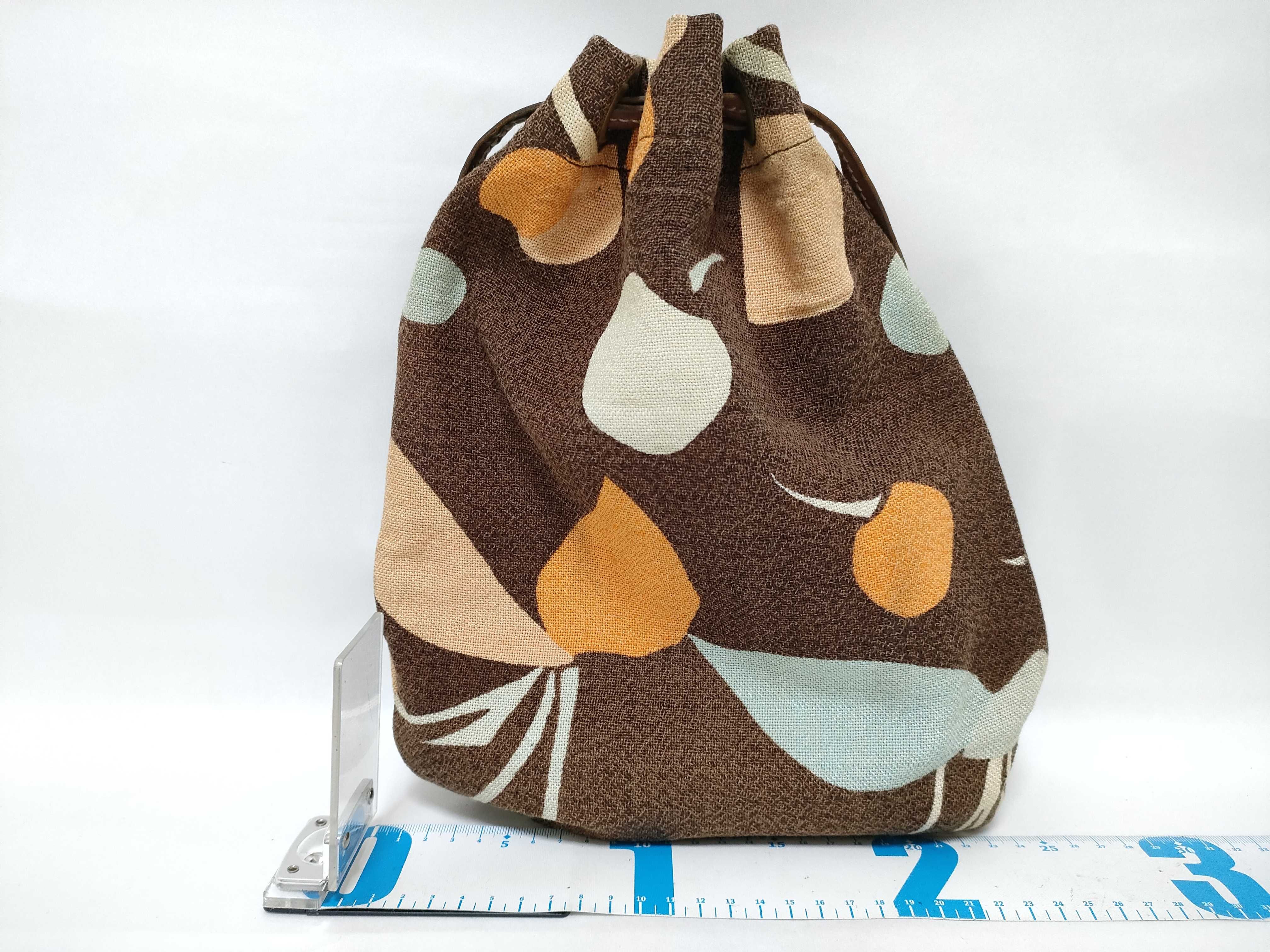 Drawstring Patchwork Shoulder Bag — view 2