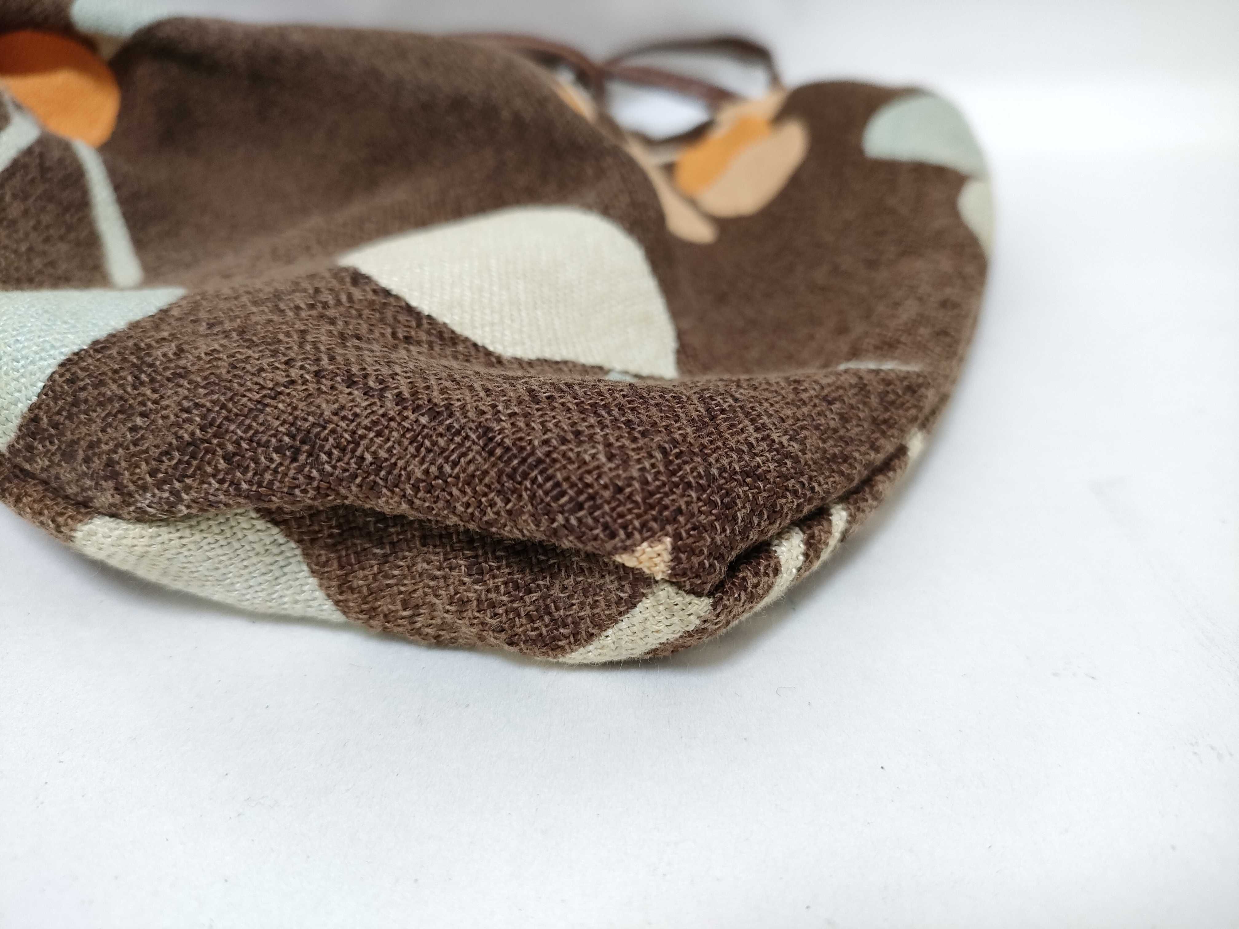 Drawstring Patchwork Shoulder Bag — view 6