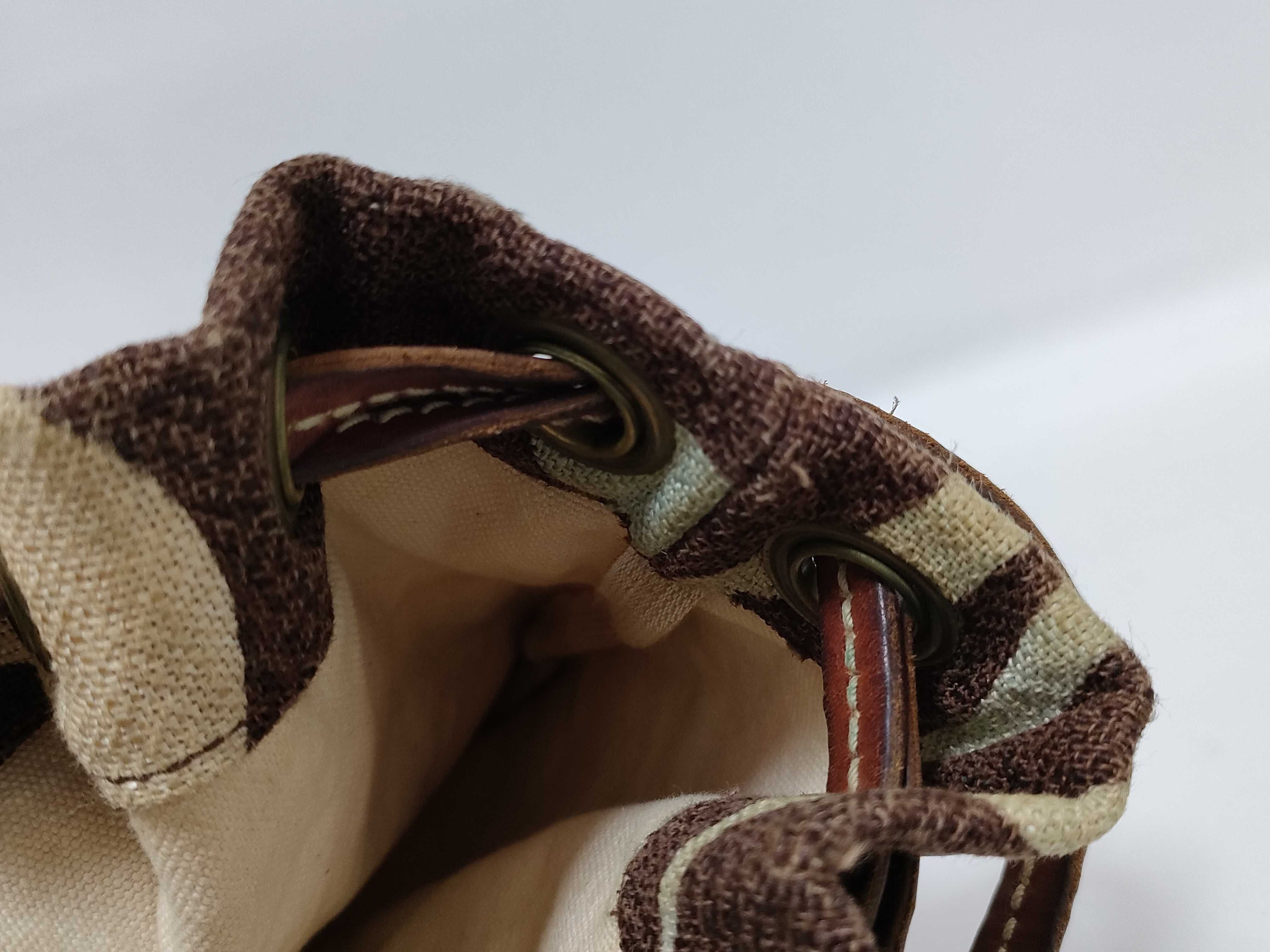 Drawstring Patchwork Shoulder Bag — view 8
