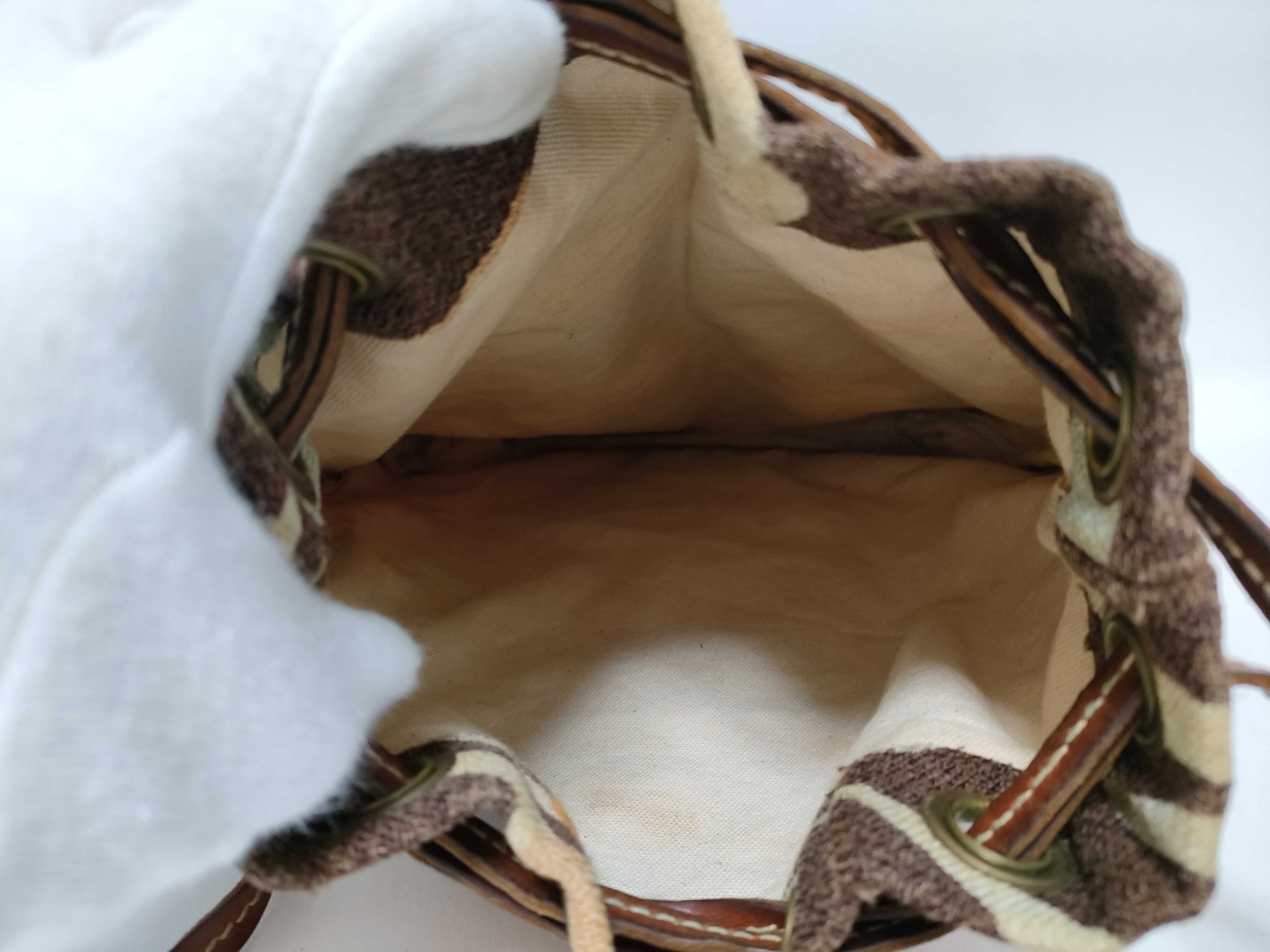 Drawstring Patchwork Shoulder Bag — view 9