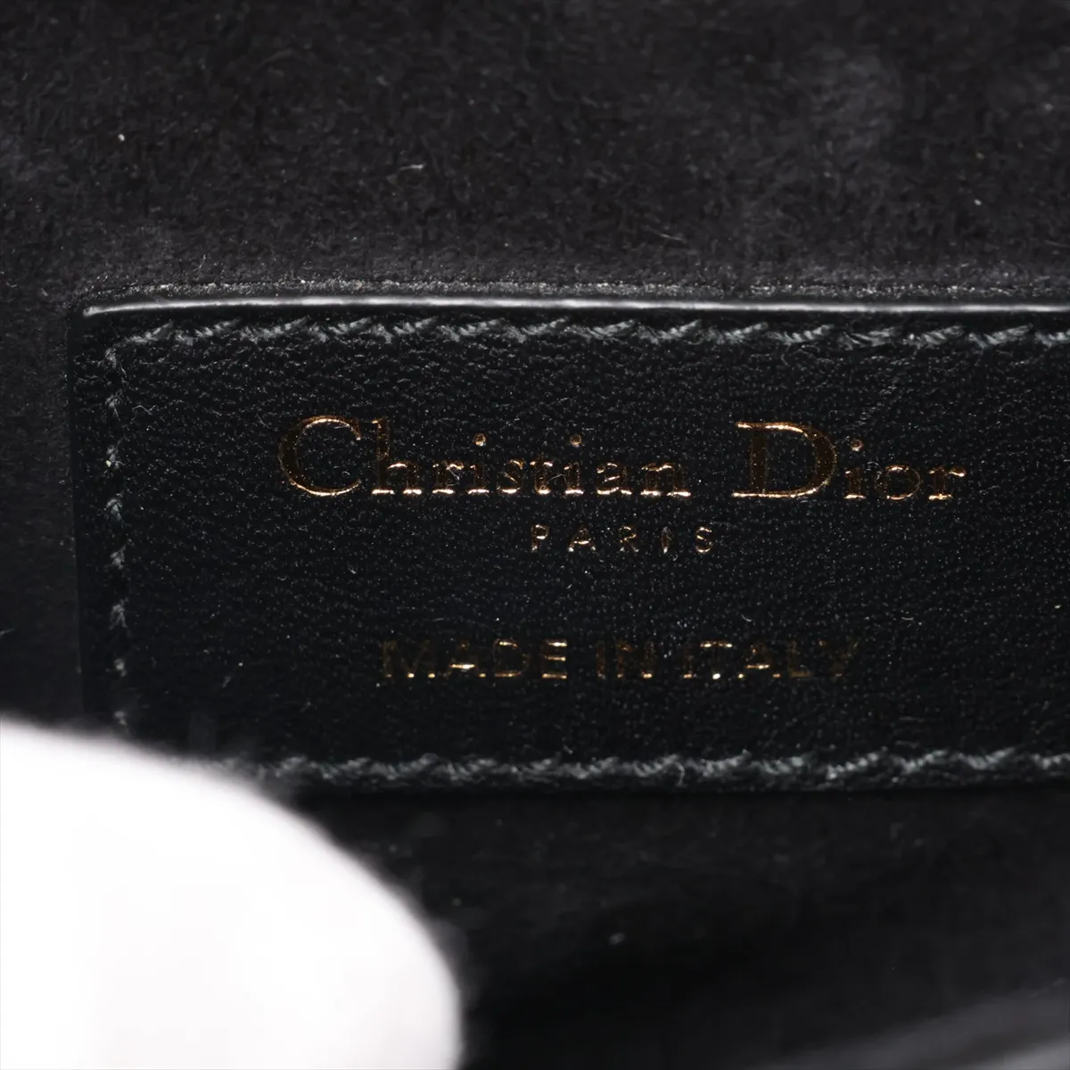 Saddle Leather x Canvas Handbag, Pink x Black — view 9