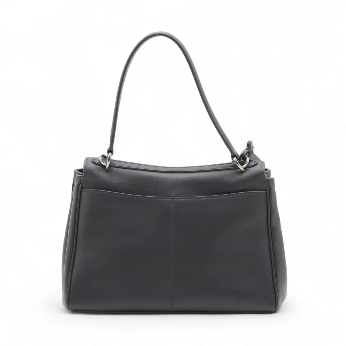 Rodeo Small Leather 2WAY Handbag Gray 789779 — view 2