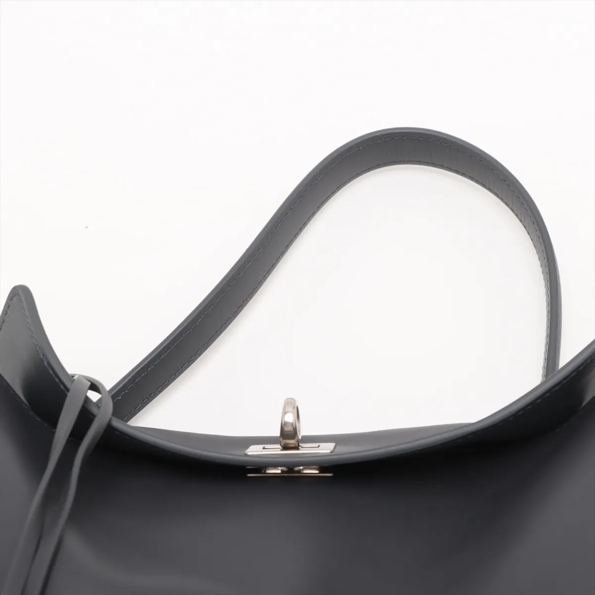 Rodeo Small Leather 2WAY Handbag Gray 789779 — view 6