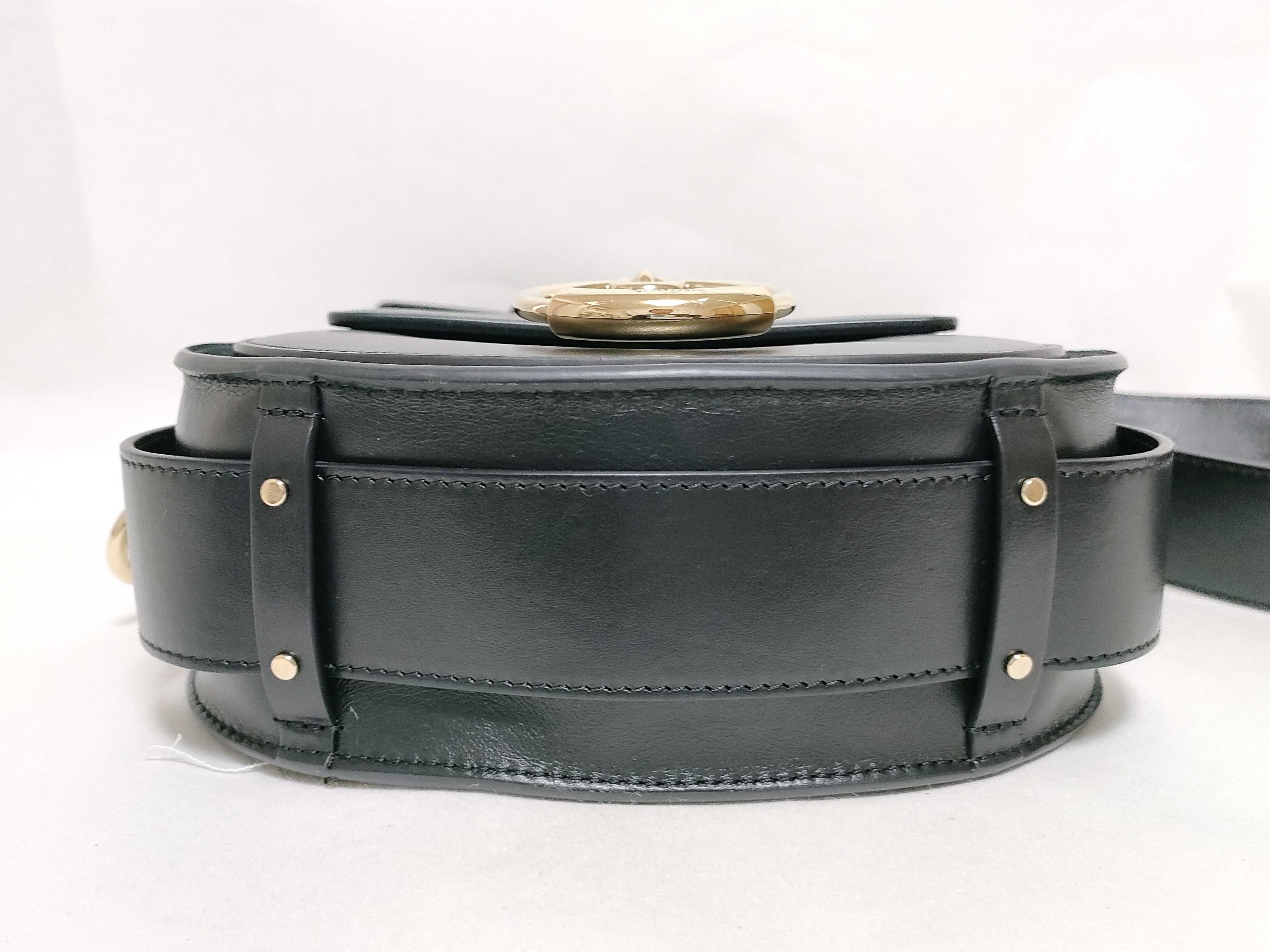 Tess Suede x Leather 2-Way Bag, Black Shoulder Bag — view 8