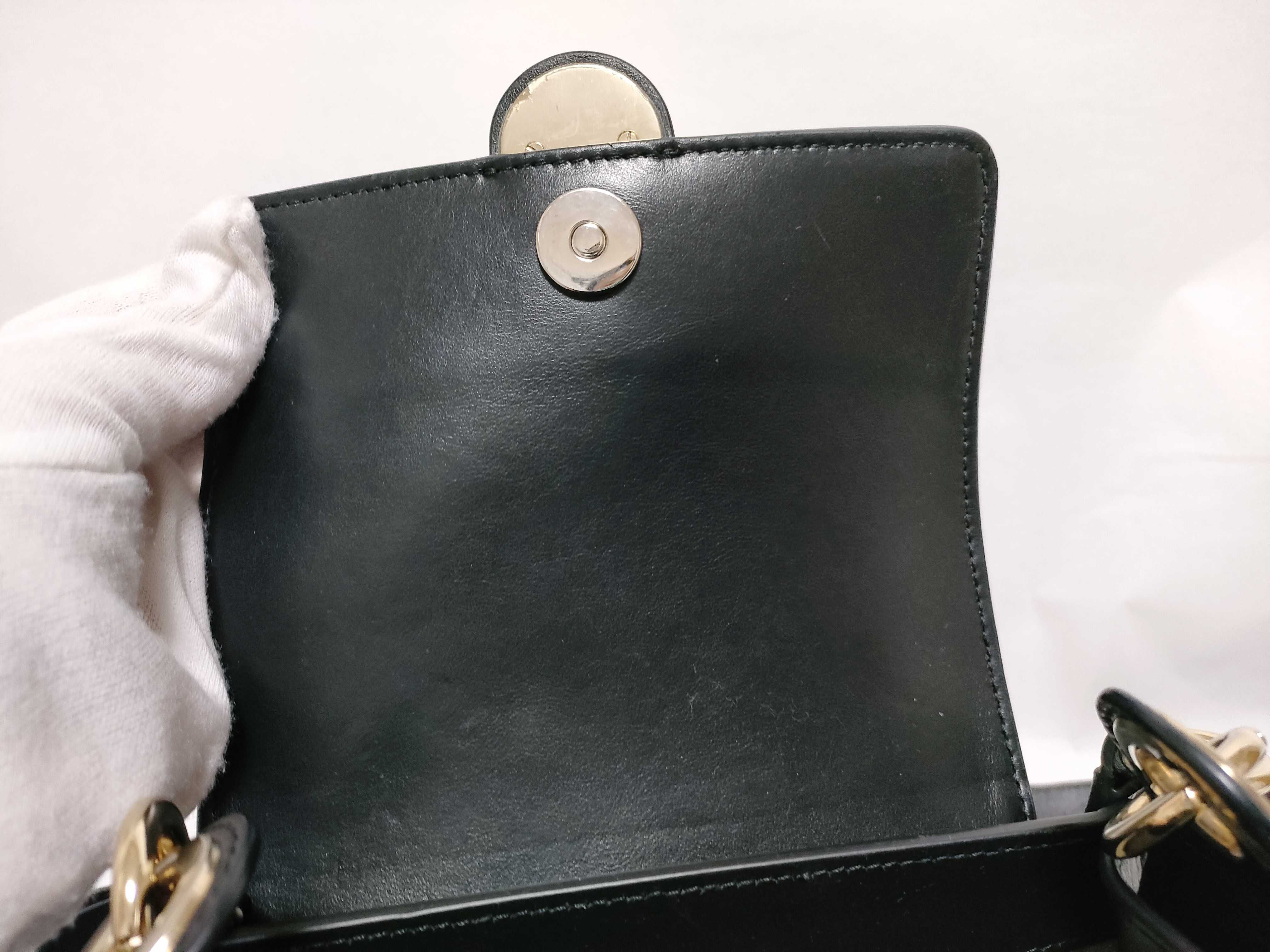 Tess Suede x Leather 2-Way Bag, Black Shoulder Bag — view 9