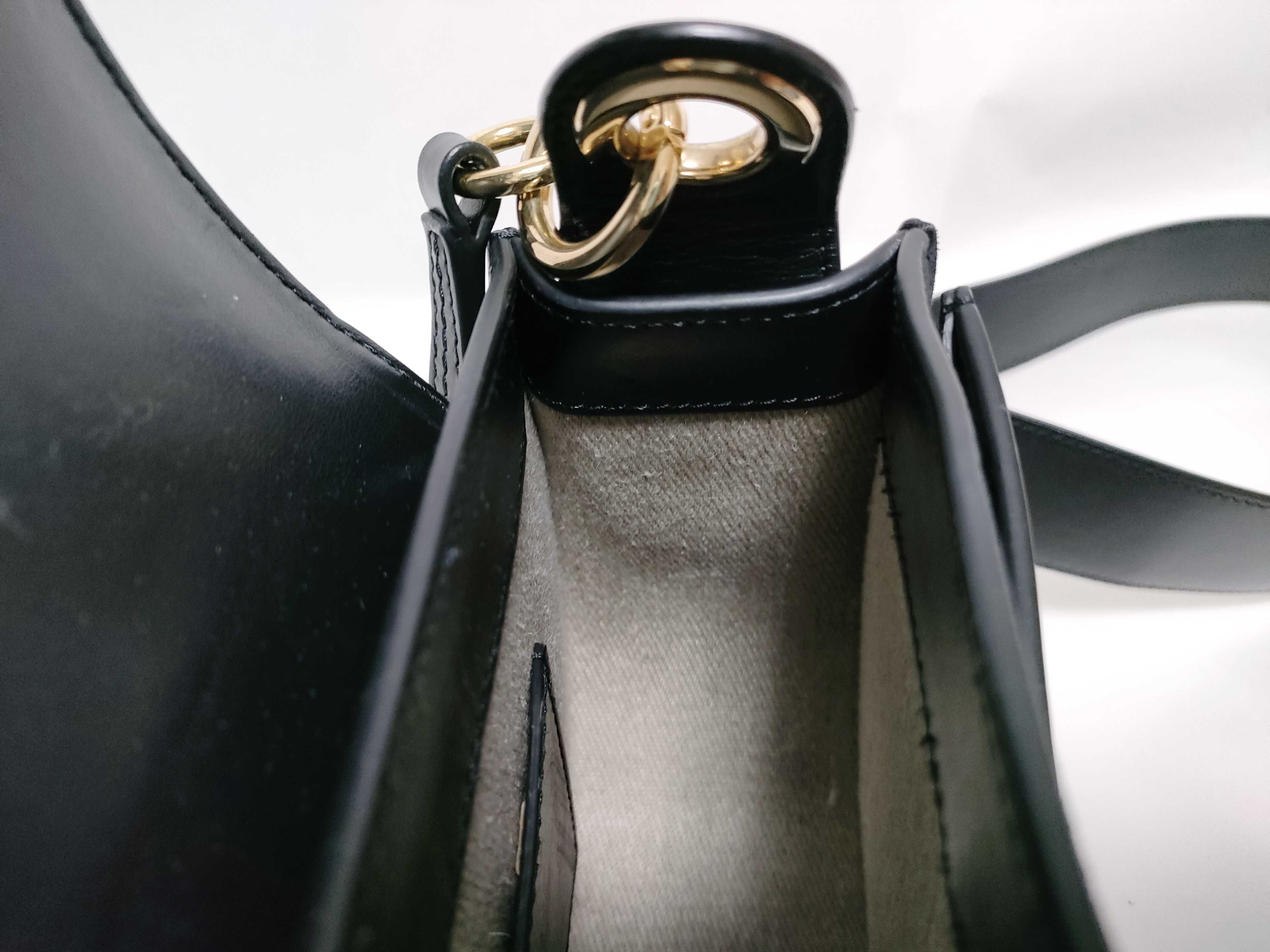 Tess Suede x Leather 2-Way Bag, Black Shoulder Bag — view 10