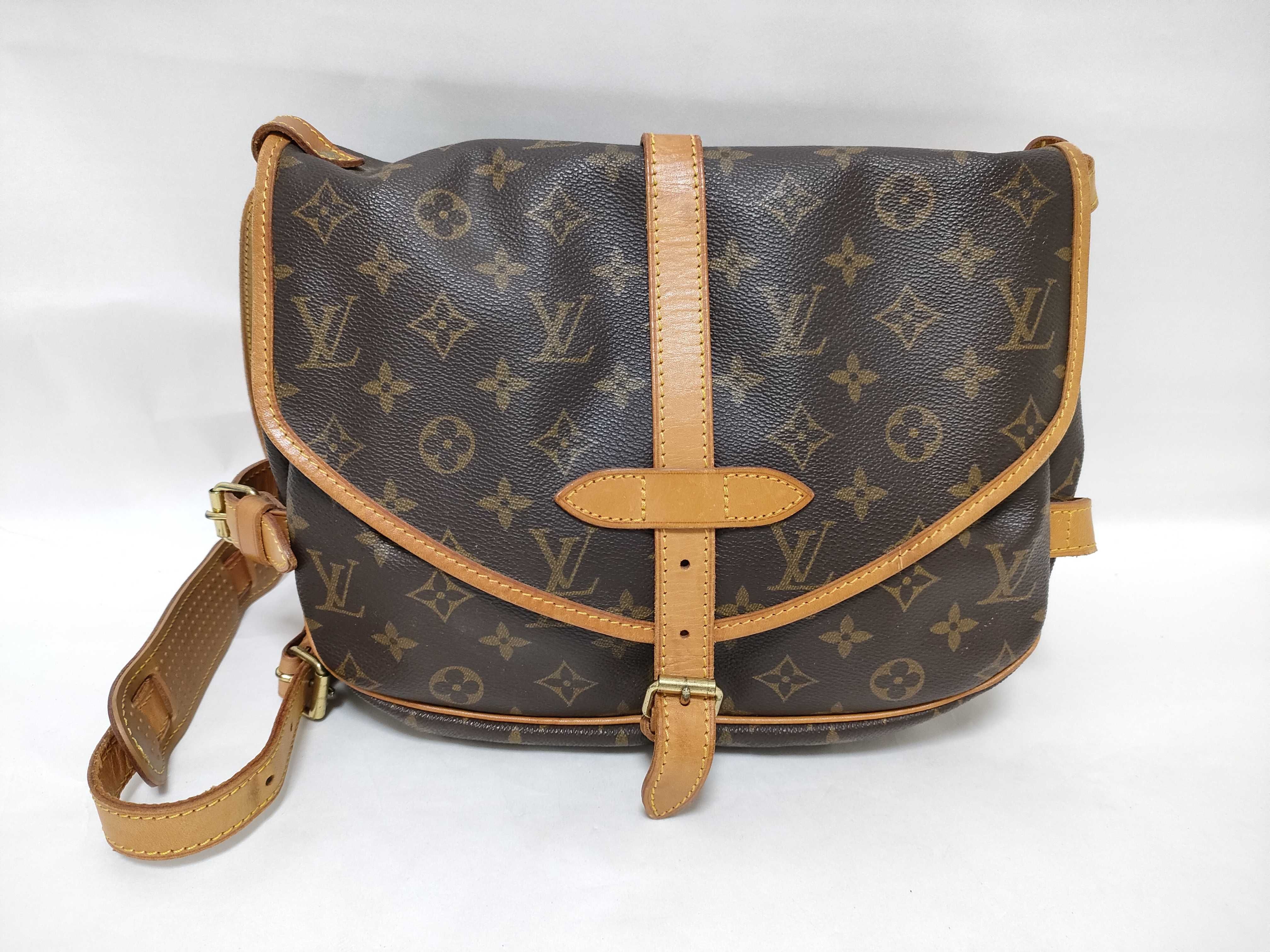 Monogram Saumur 30 M42256 AR0952 Brown Shoulder Bag