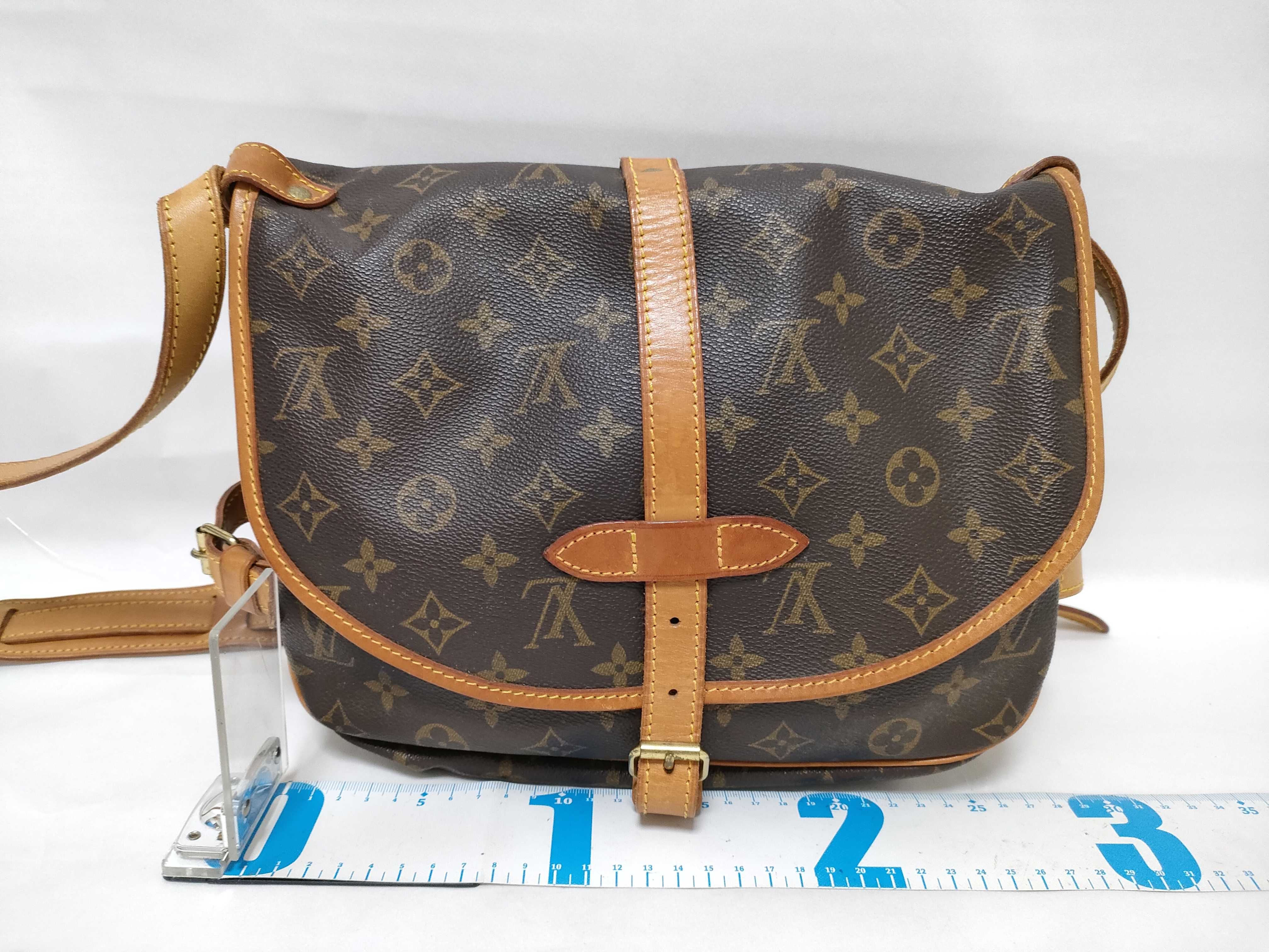Monogram Saumur 30 M42256 AR0952 Brown Shoulder Bag — view 2