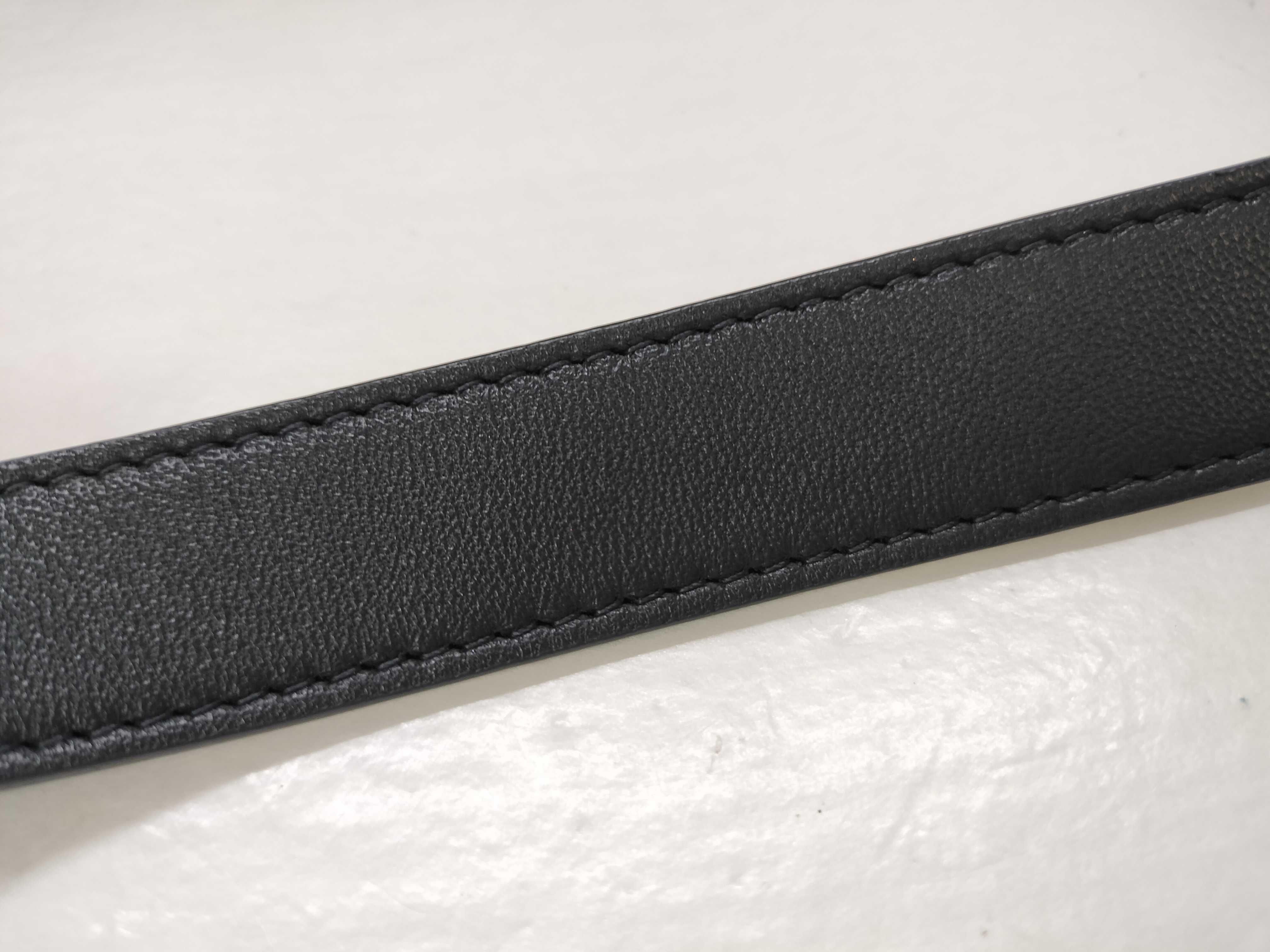 Maxi Cassette Leather Shoulder Bag, Black — view 4