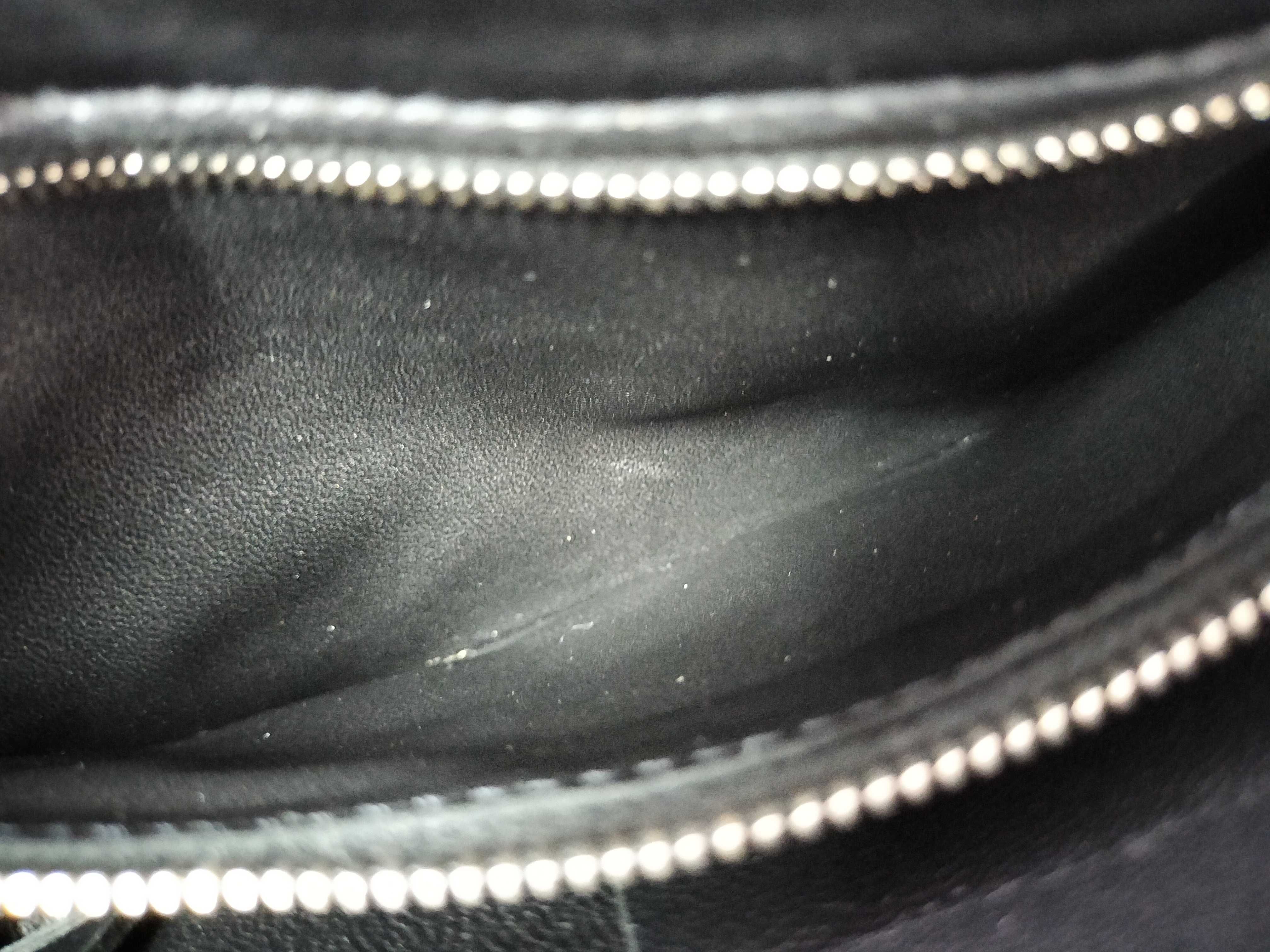 Maxi Cassette Leather Shoulder Bag, Black — view 9