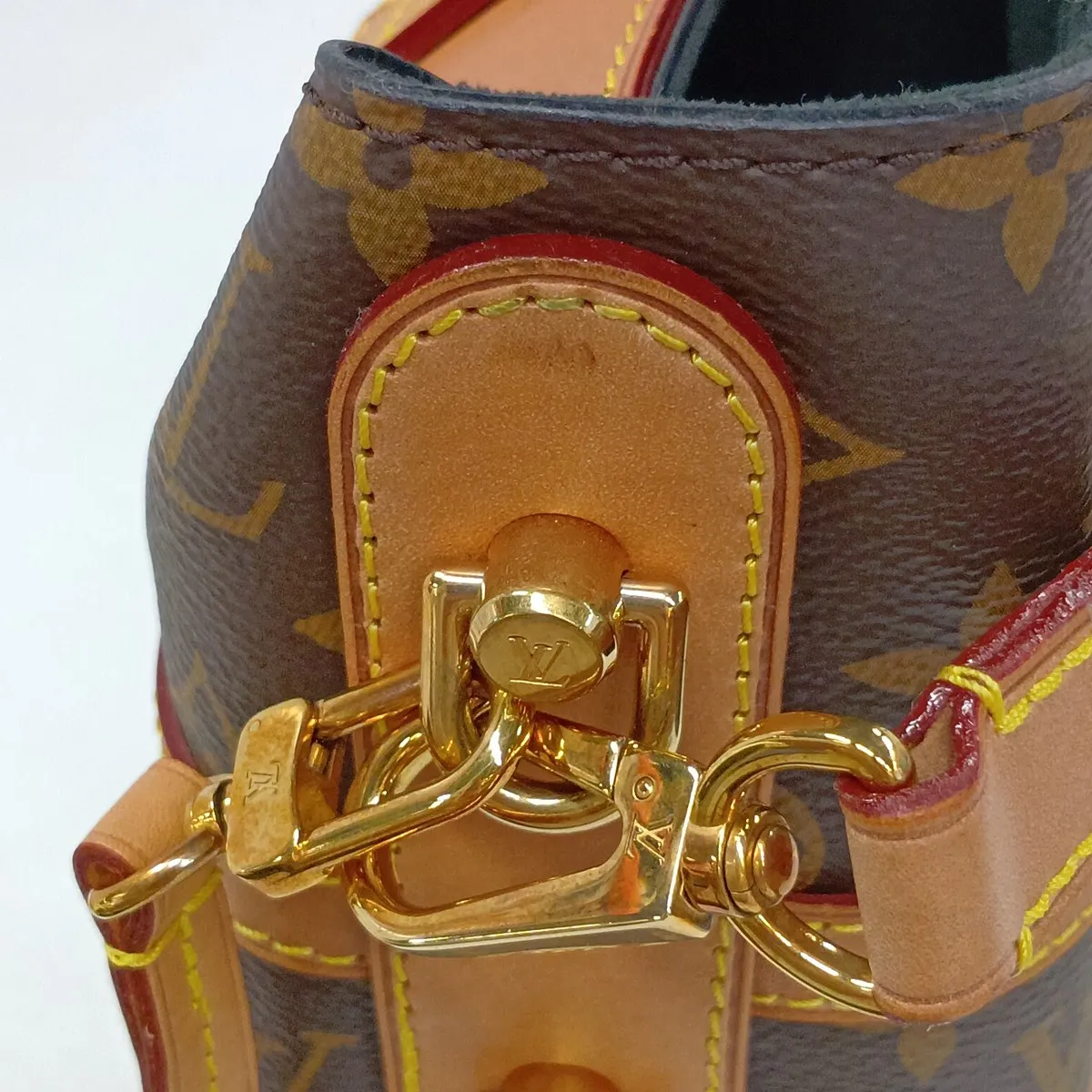 Monogram Duffle Bag M43587 DU3128 Brown (RFID detected) — view 12