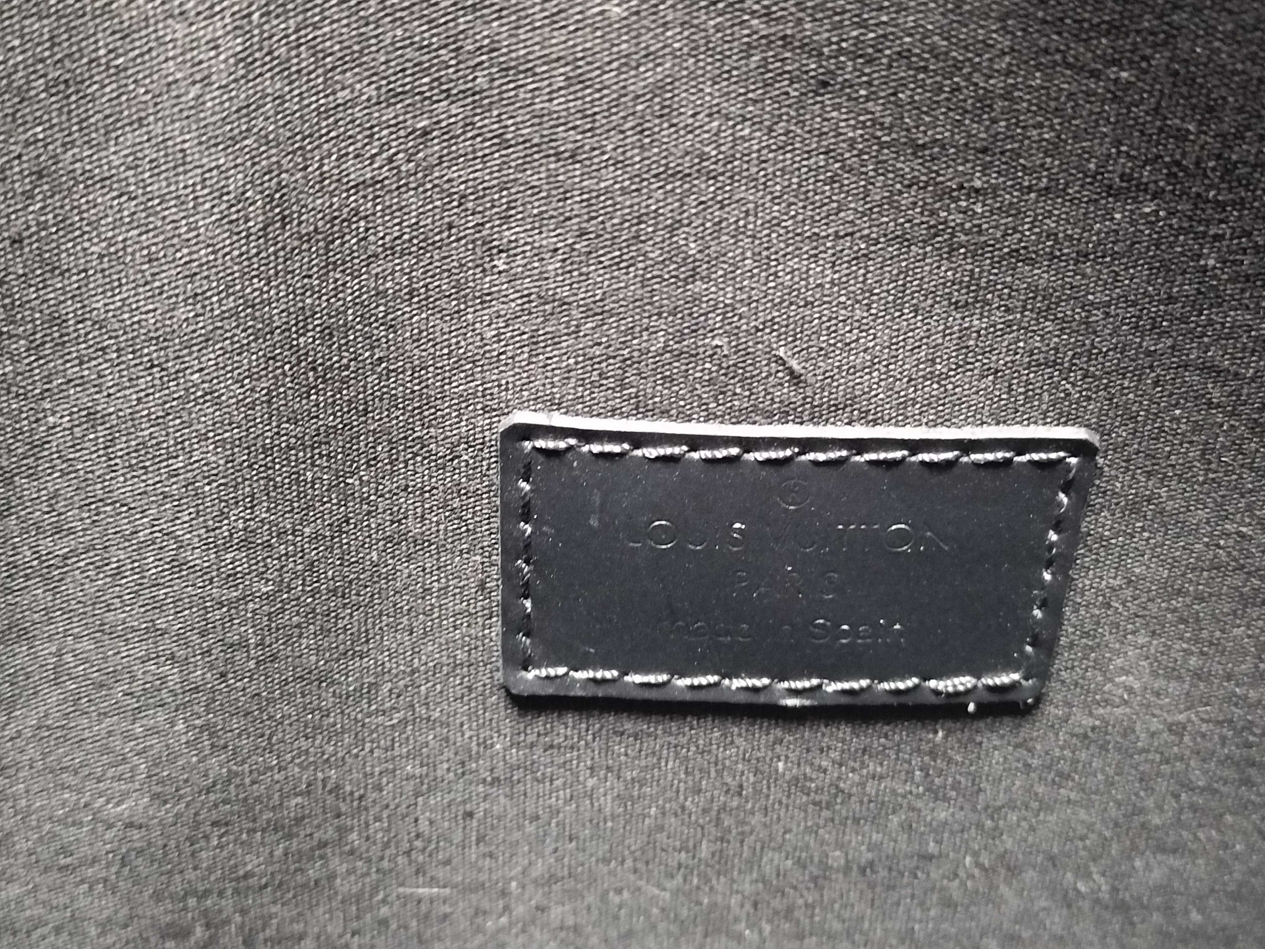 Monogram Matte Sutter Matte Gray Shoulder Bag with Dust Bag and Box — view 9
