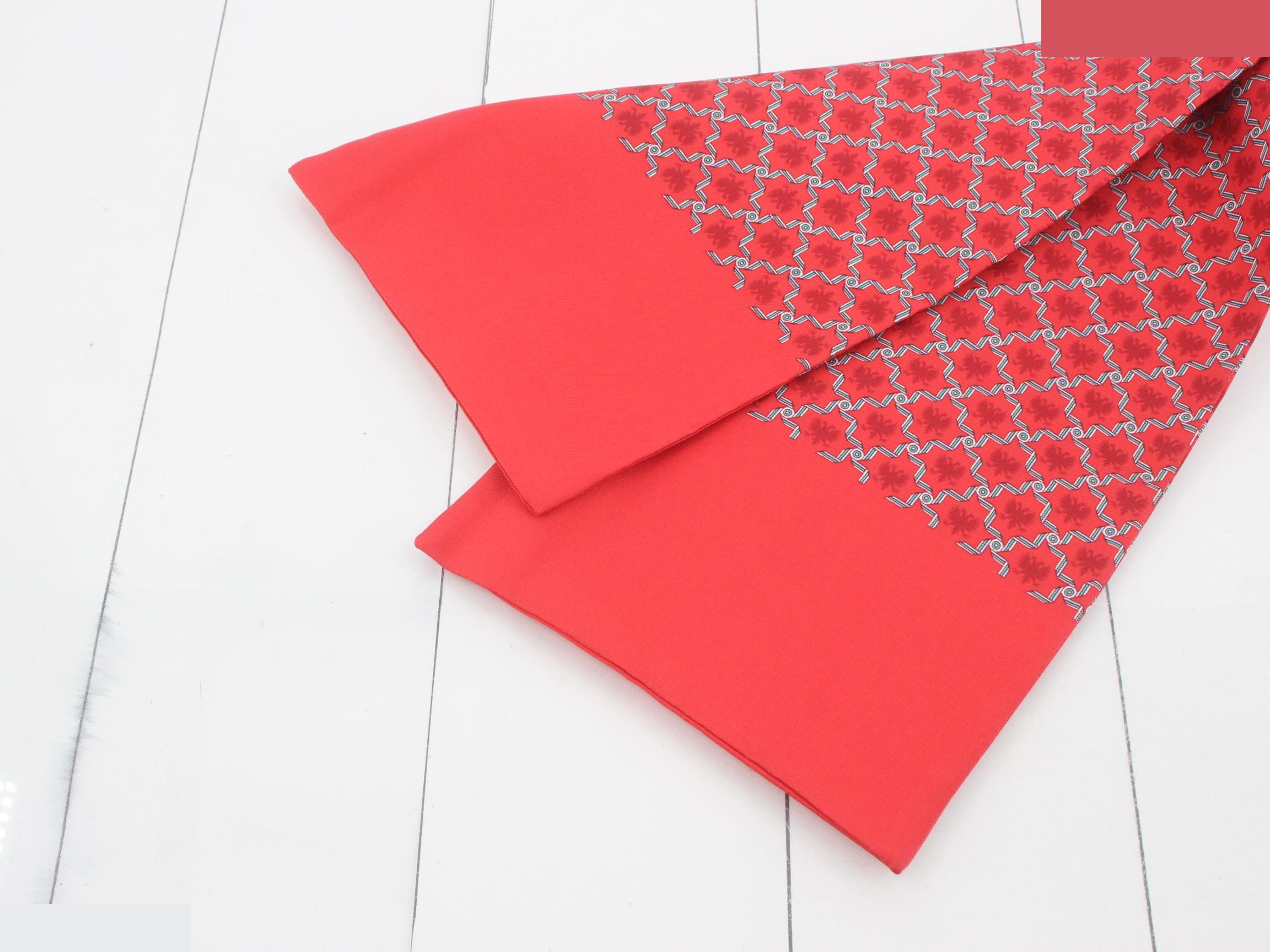 Ascot tie, red — view 3